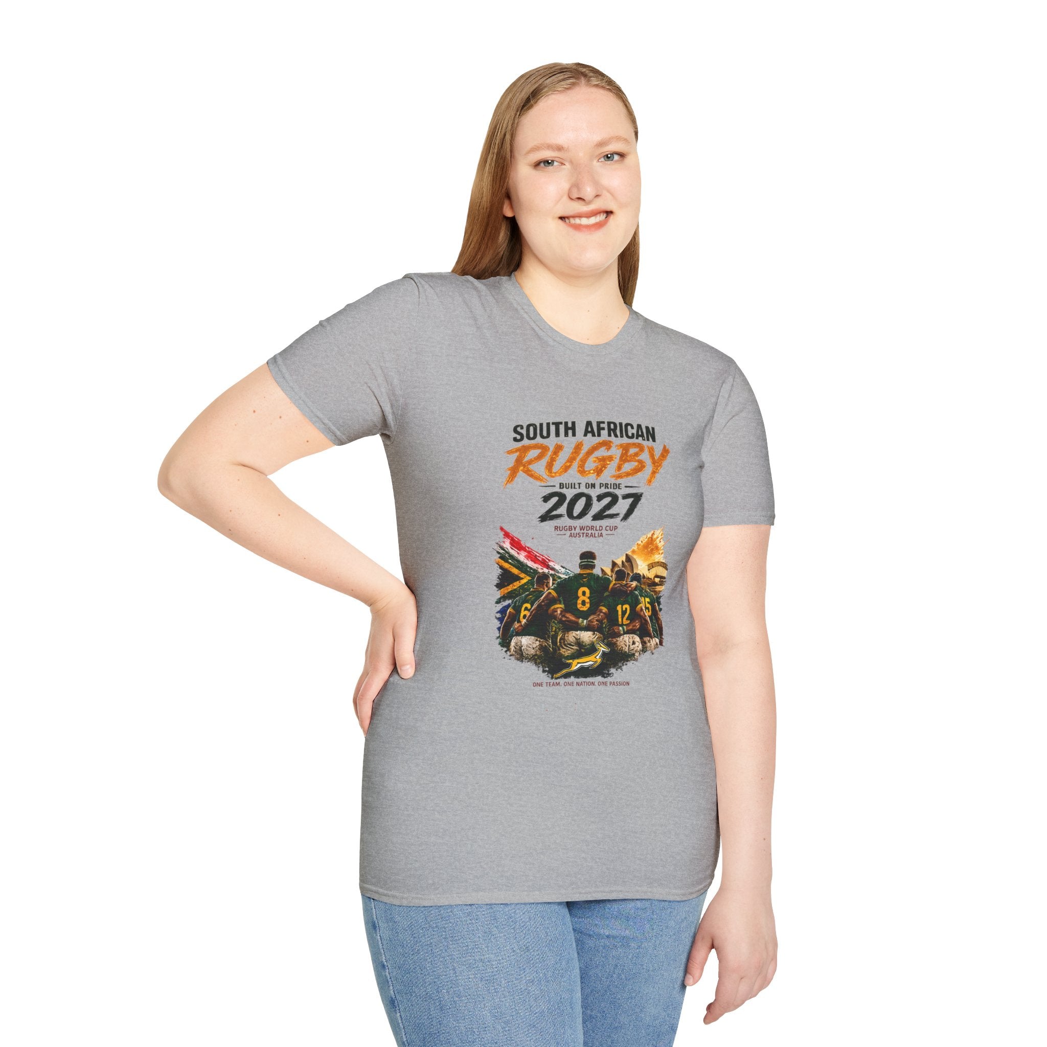 South African Rugby 2027 T-Shirt - Springbok Fans Rugby World Cup Support Tee