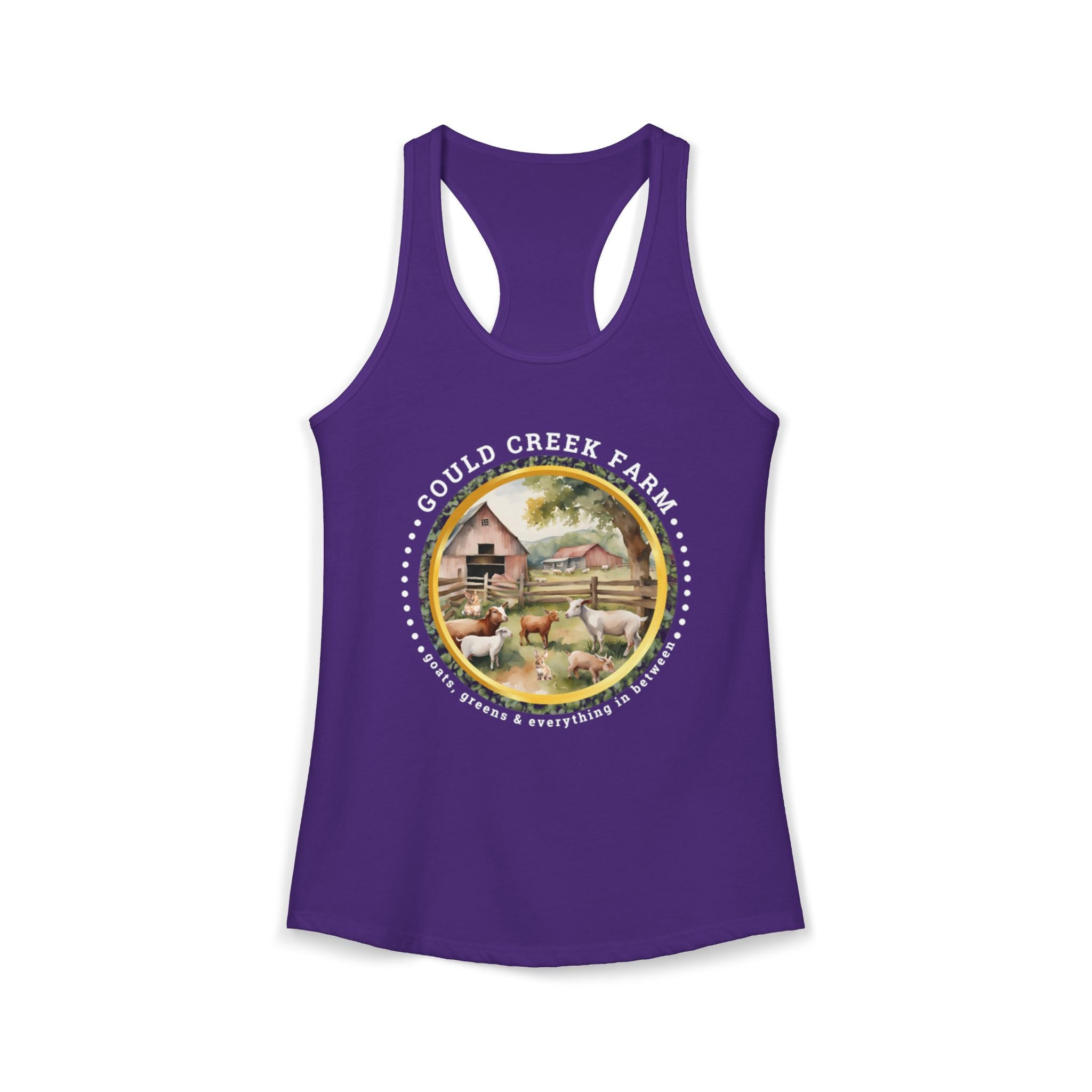 Women's Ideal Racerback Tank Gould creek farm