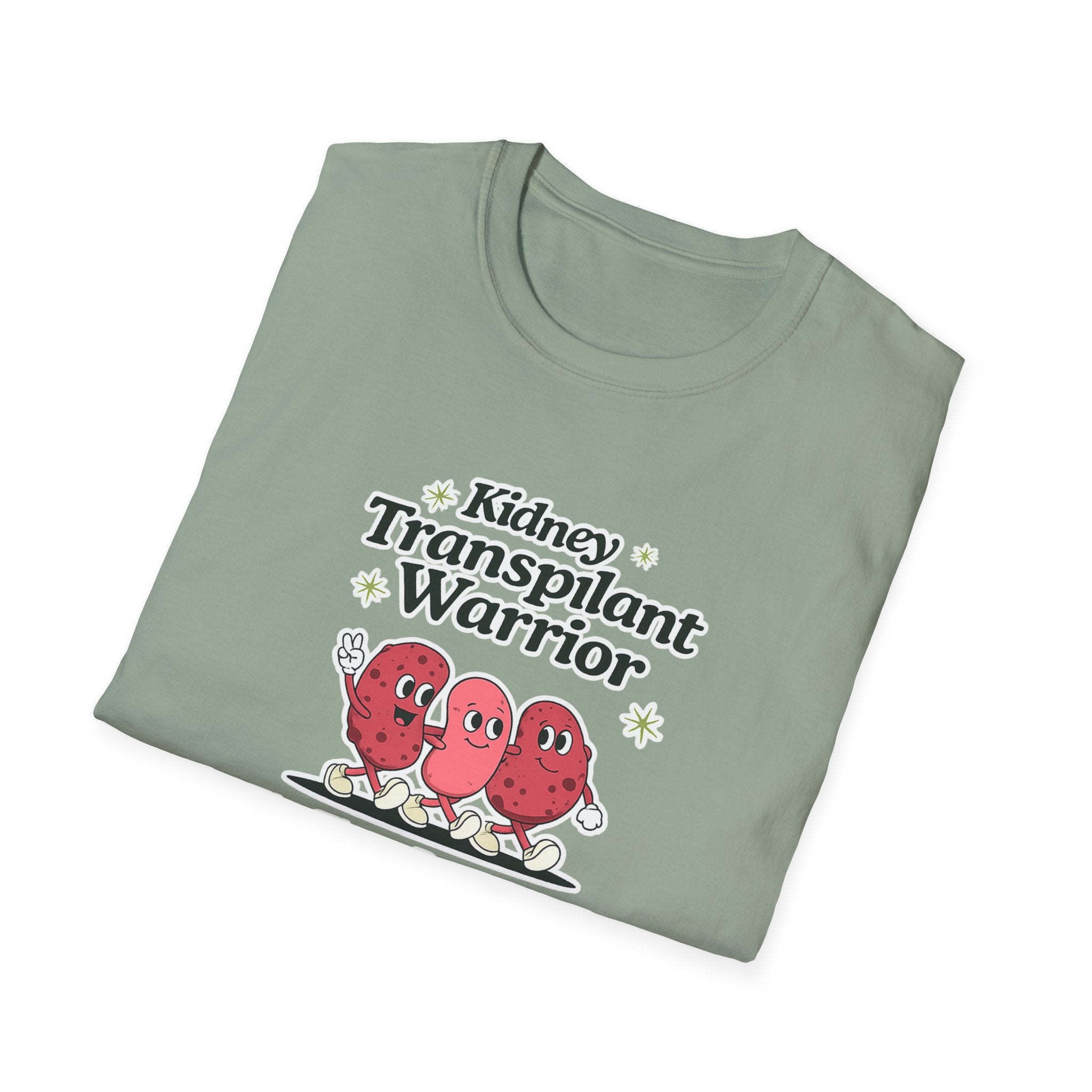 Kidney Transplant Warrior T-Shirt — The Three Beans Club Support Tee