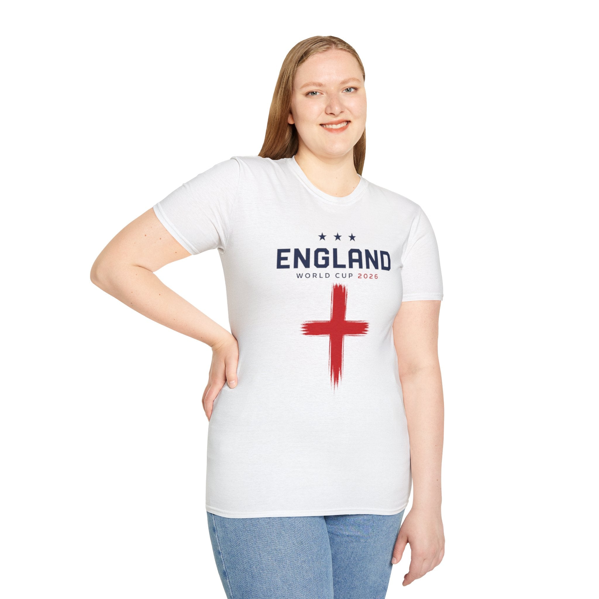 England World Cup 2026 T-Shirt — St. George Cross Football Fan Tee