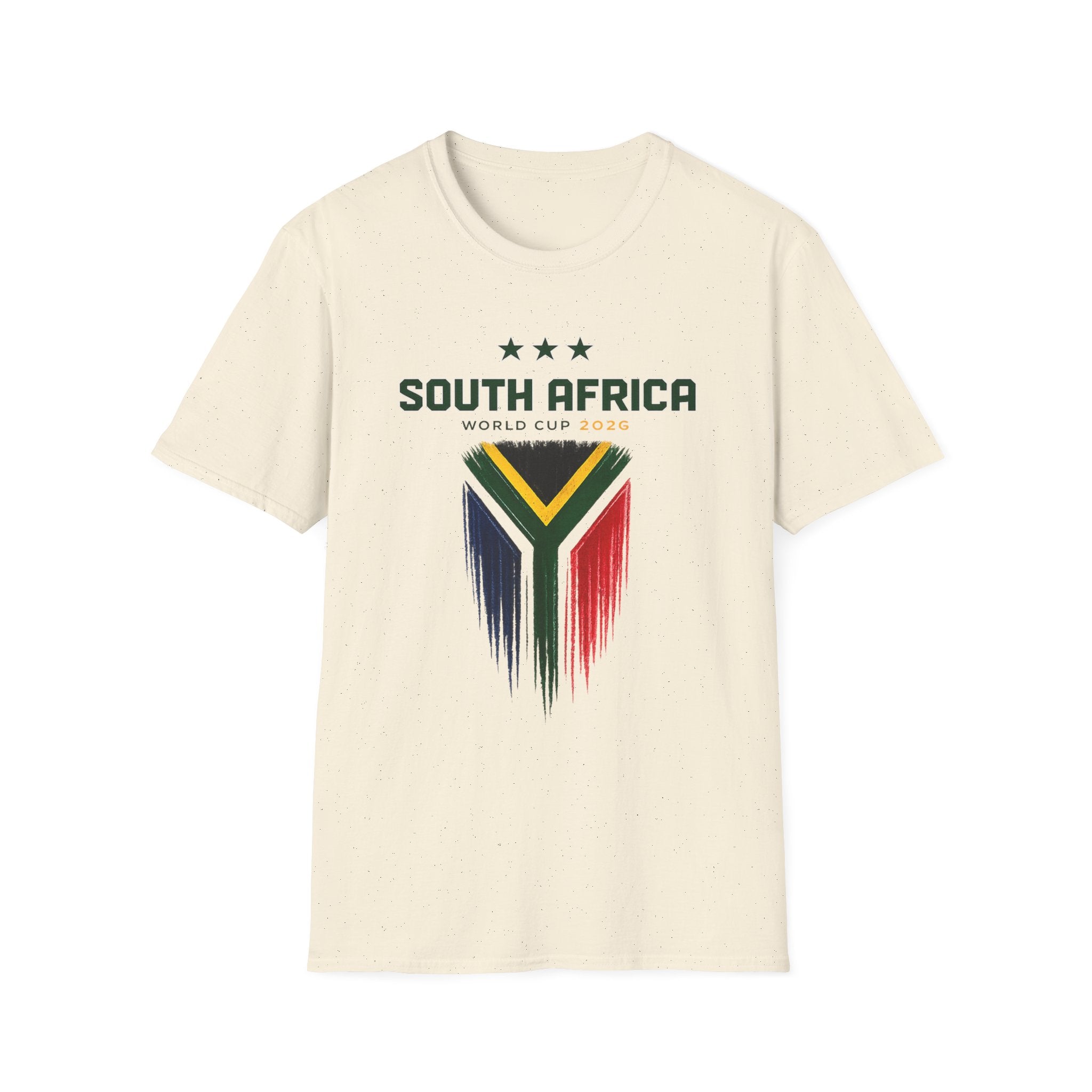 South Africa World Cup T-Shirt — Distressed Flag Soccer Fan Tee
