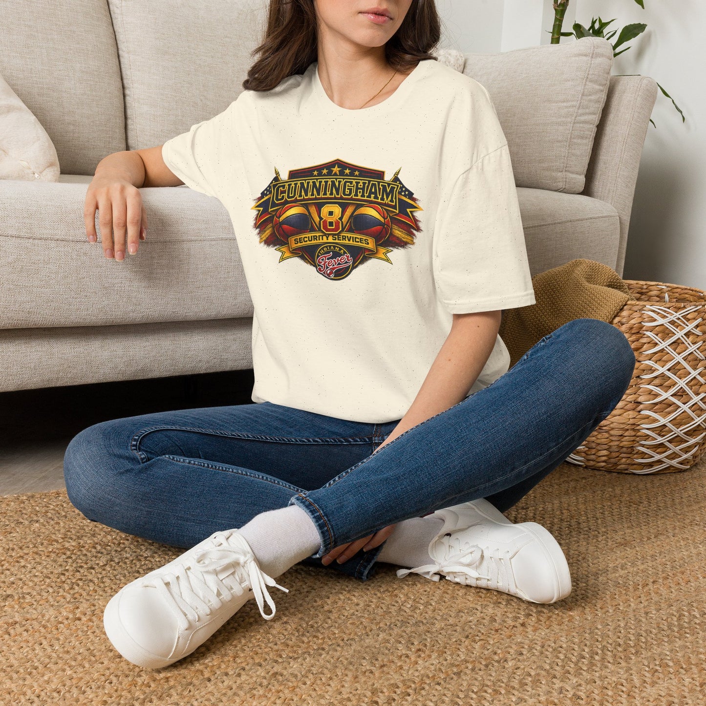 Cunningham 8 Security Services Vintage Logo T-Shirt