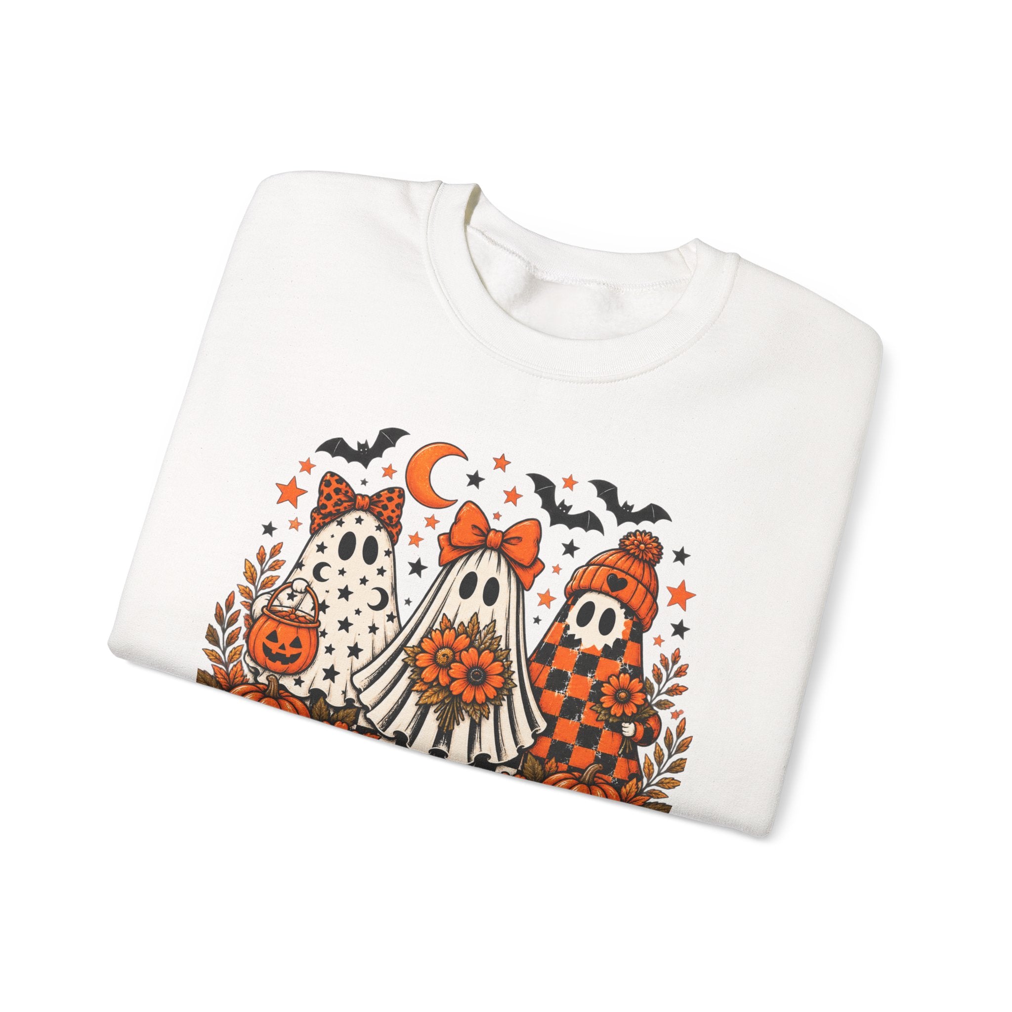 Cute Halloween Ghosts Crewneck Sweatshirt