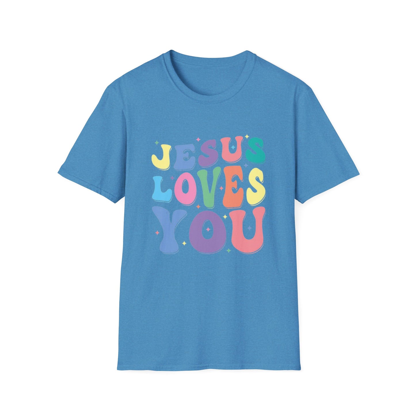 Jesus Loves You - Unisex Softstyle T-Shirt - Fun and Casual Wear for All Occasions