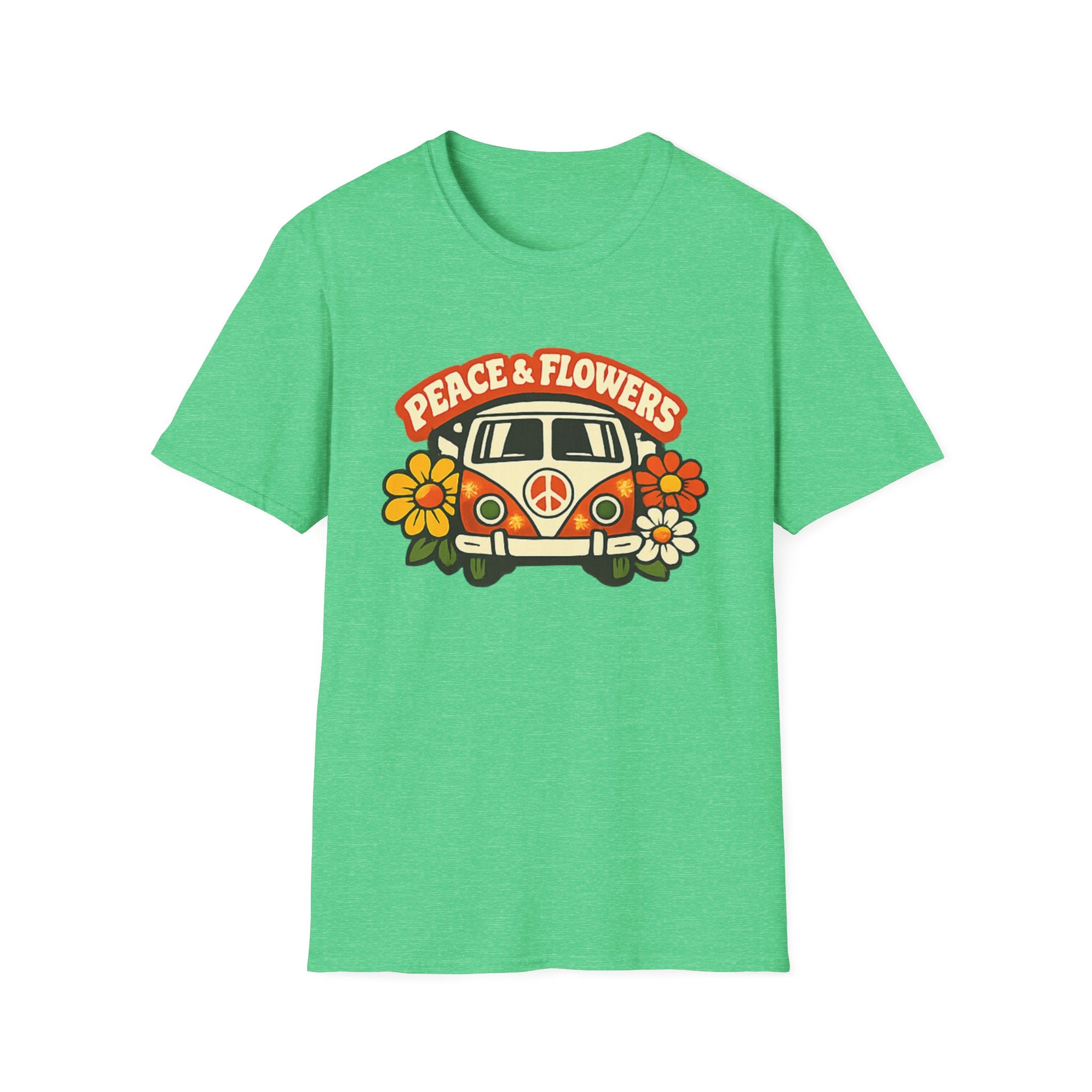 Hippie Van Peace & Flowers T-Shirt