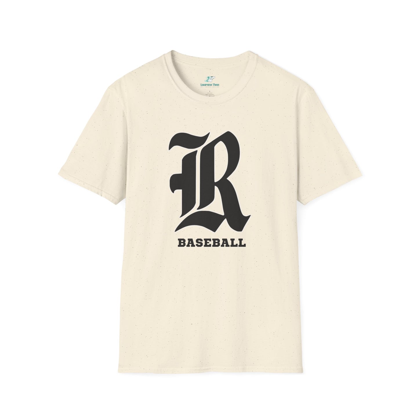 Custom one side Front or Back (RHS Baseball used as example) - Unisex Softstyle T-Shirt