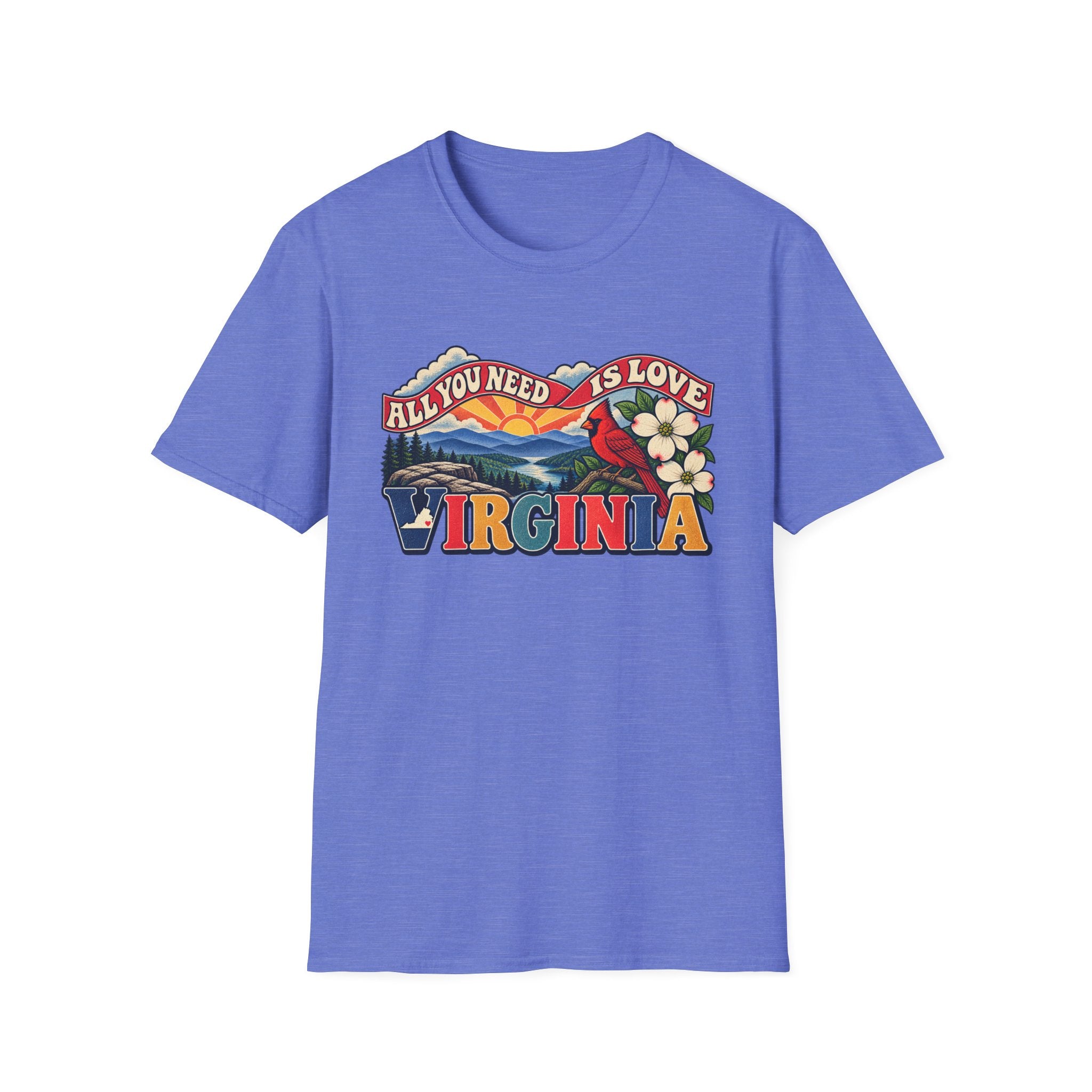 Virginia Retro 'All You Need Is Love' T-Shirt