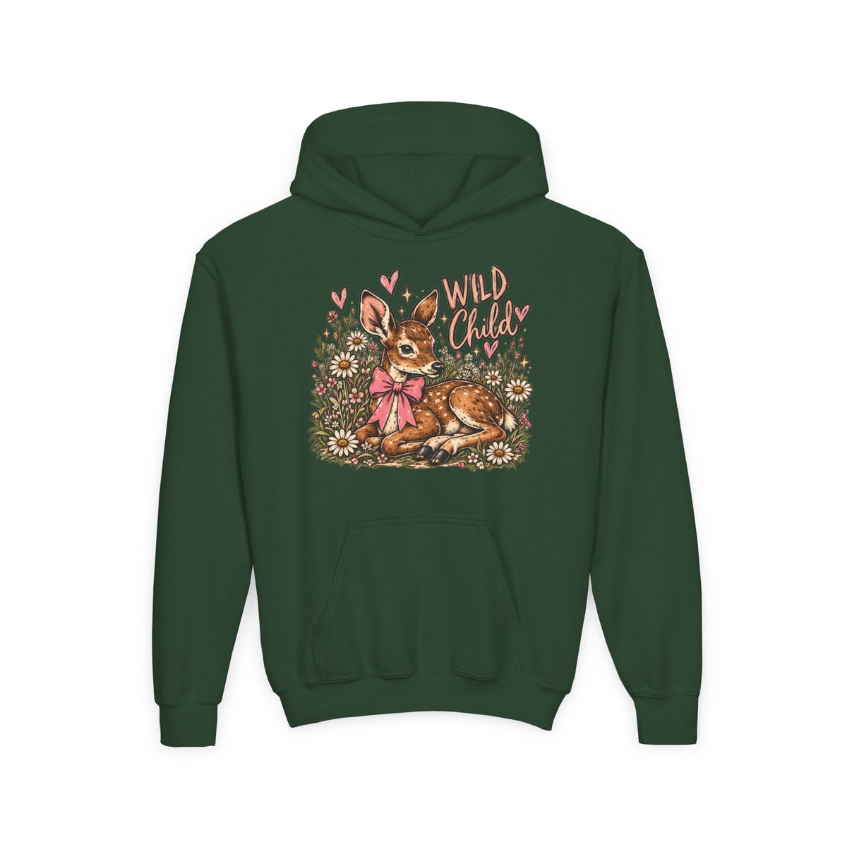 Wild Child Woodland Fawn Kids Hoodie