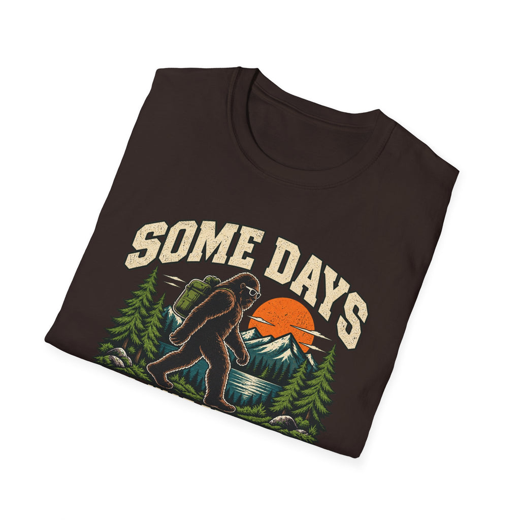 Some Days I Just Prefer the Woods – Bigfoot Outdoor Graphic Tee