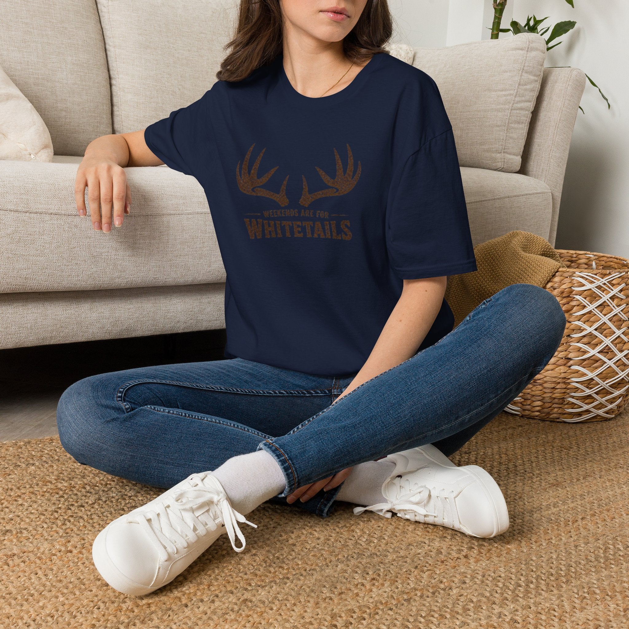 Whitetails Antler Tee — "Weekends Are For Whitetails" Hunting T‑Shirt