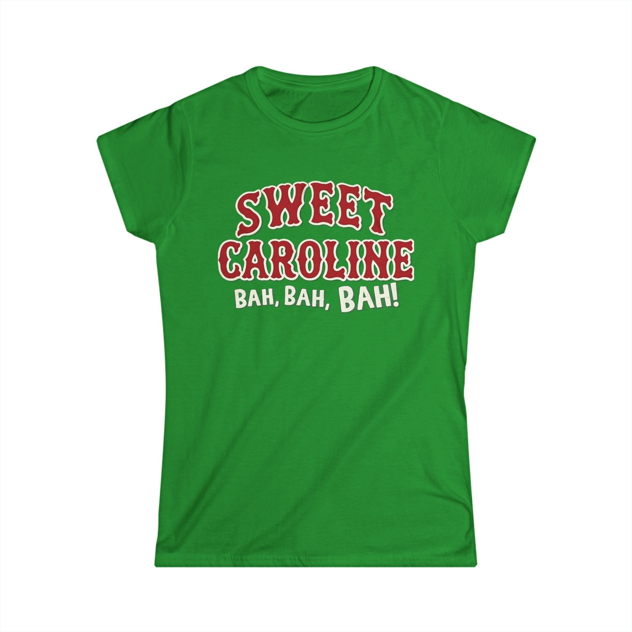 Sweet Caroline Tee — "Bah, Bah, Bah!" Funny Holiday Party Shirt