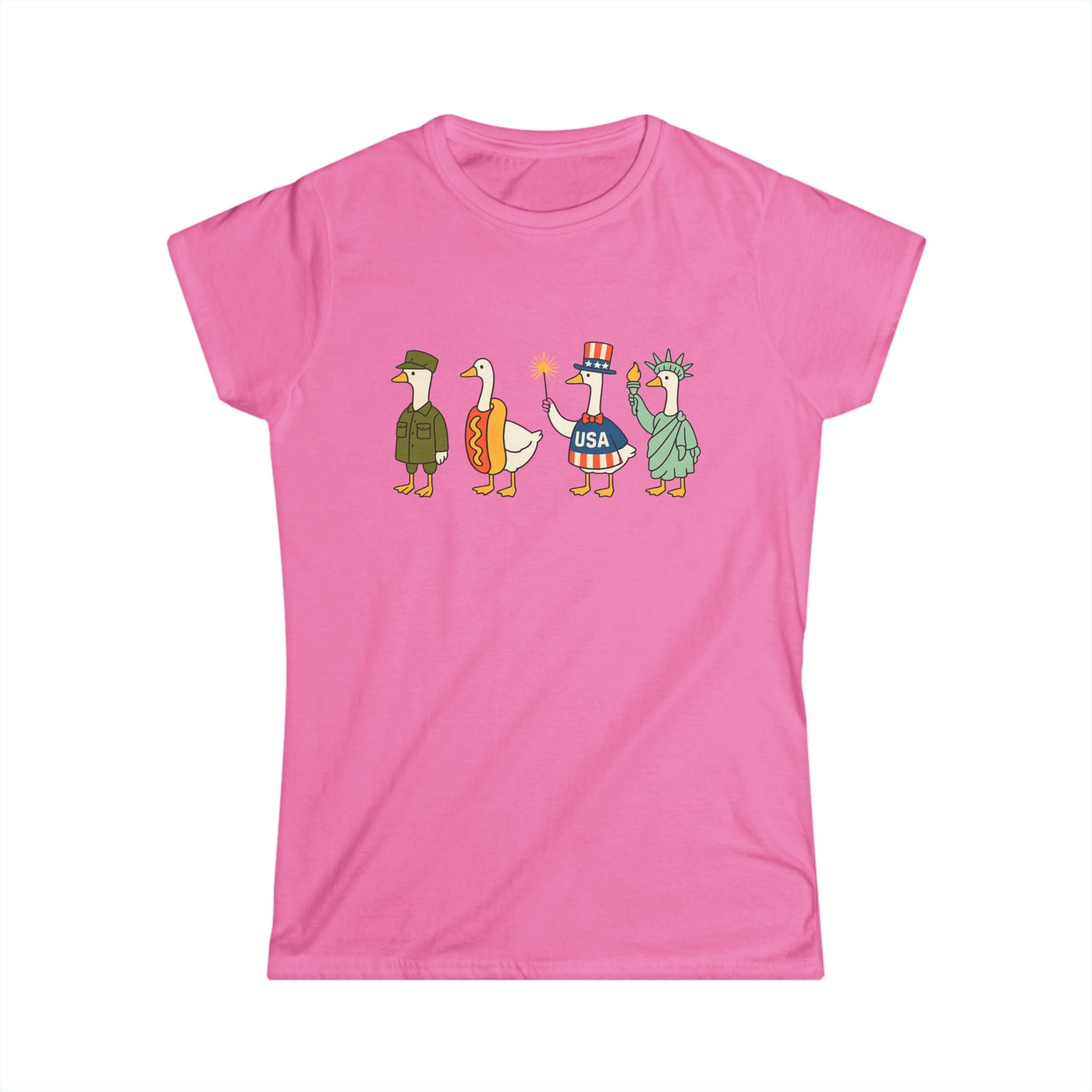 Americas 250th Birthday Goose Parade Women's Tee
