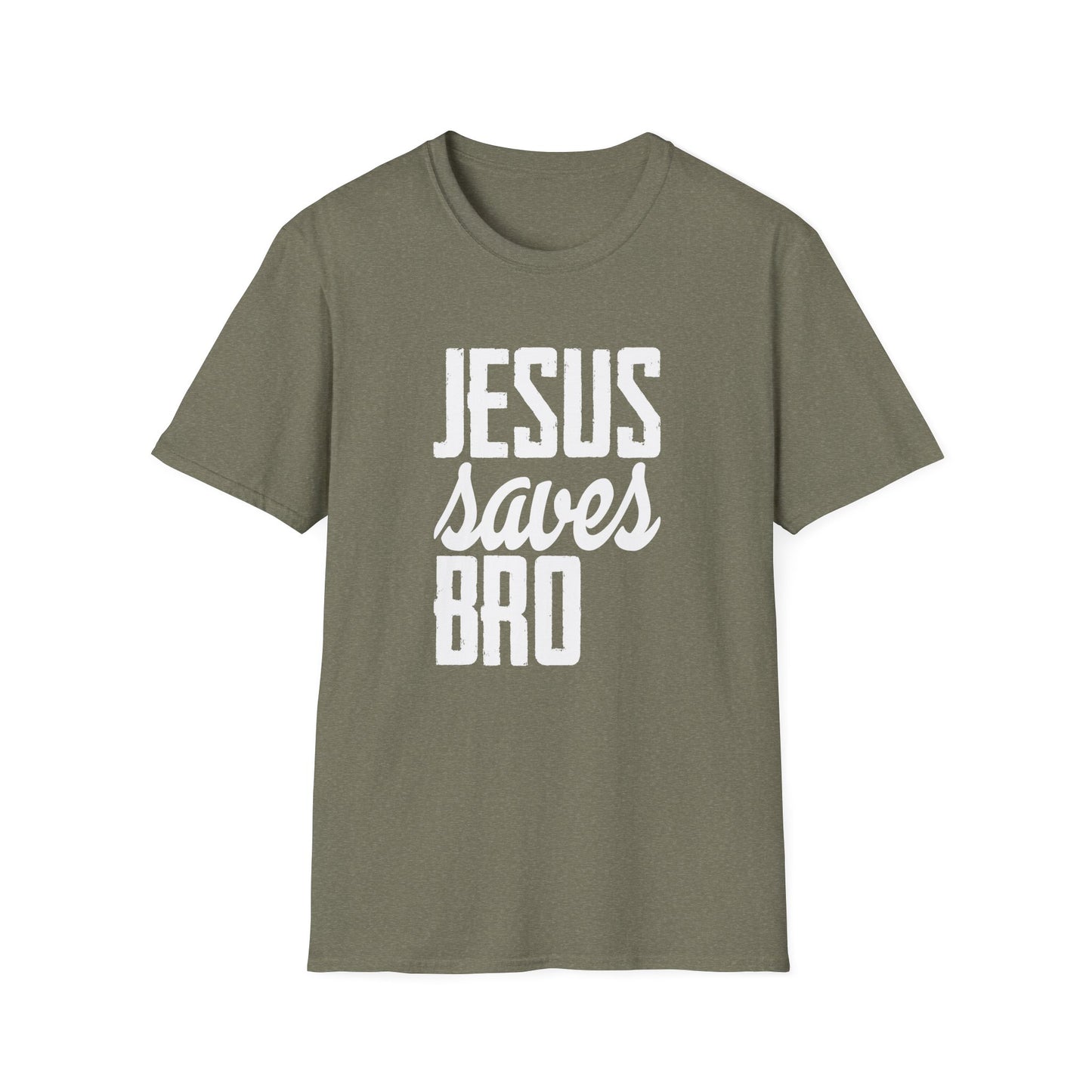 Jesus Saves Bro - Unisex Softstyle T-Shirt