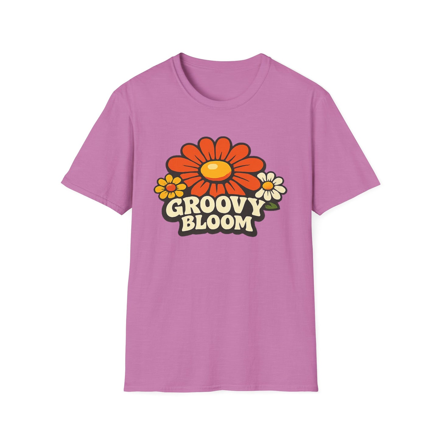 Groovy 70s Bloom T-Shirt — Retro Floral Vintage Vibe
