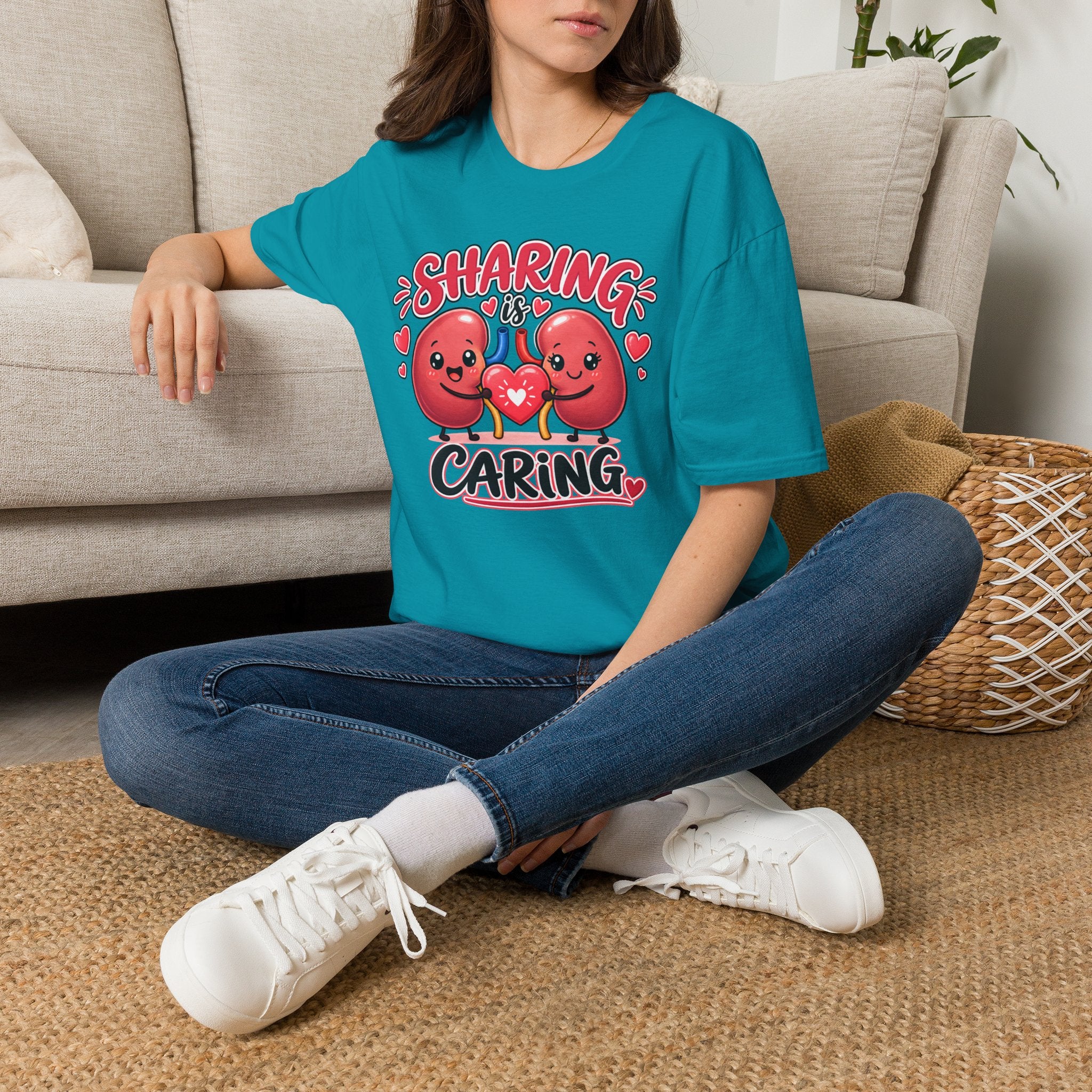 Sharing Is Caring — Kidney Edition ❤️  T-Shirt