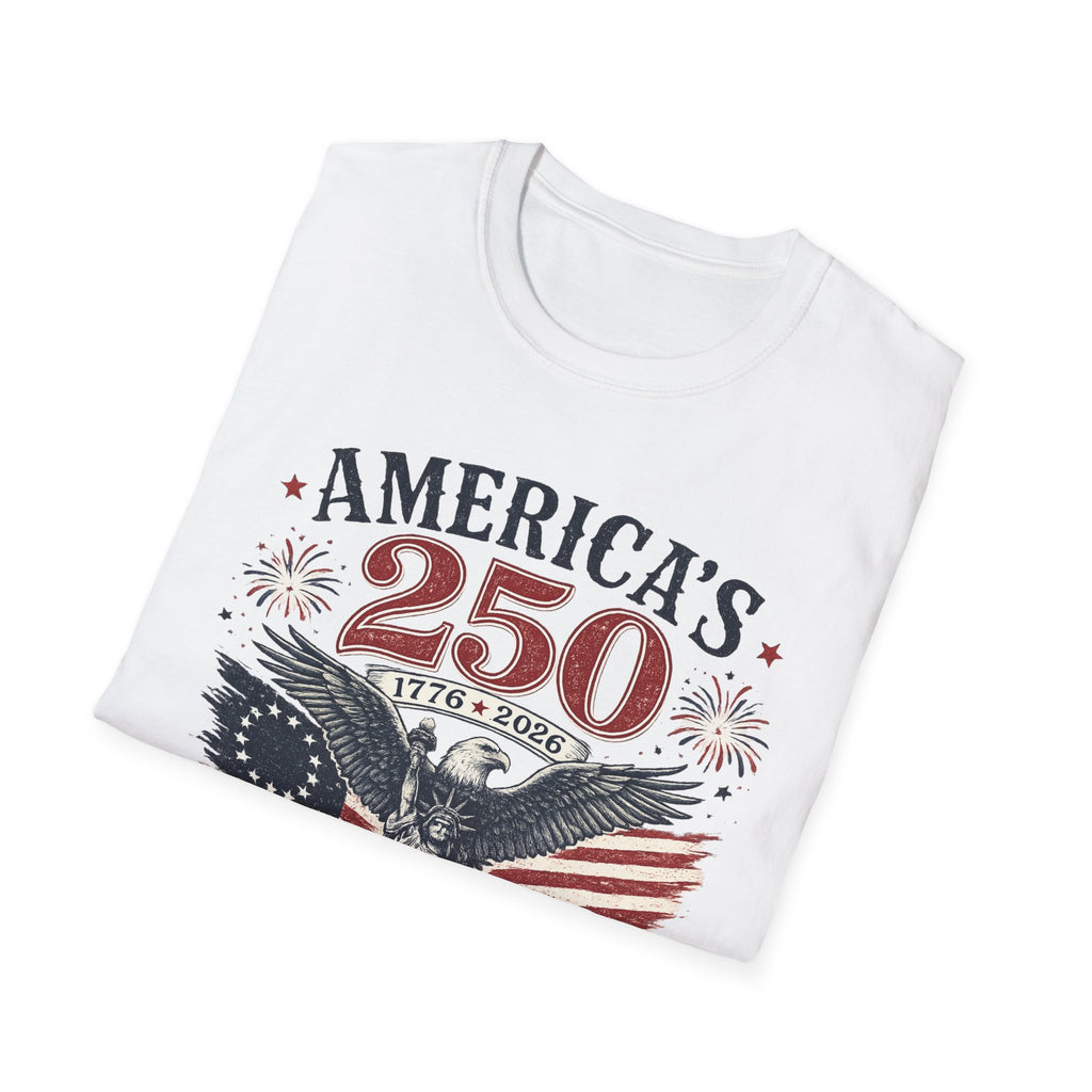 America's 250 Eagle T-Shirt – 1776-2026 Patriotic Fourth of July Shirt