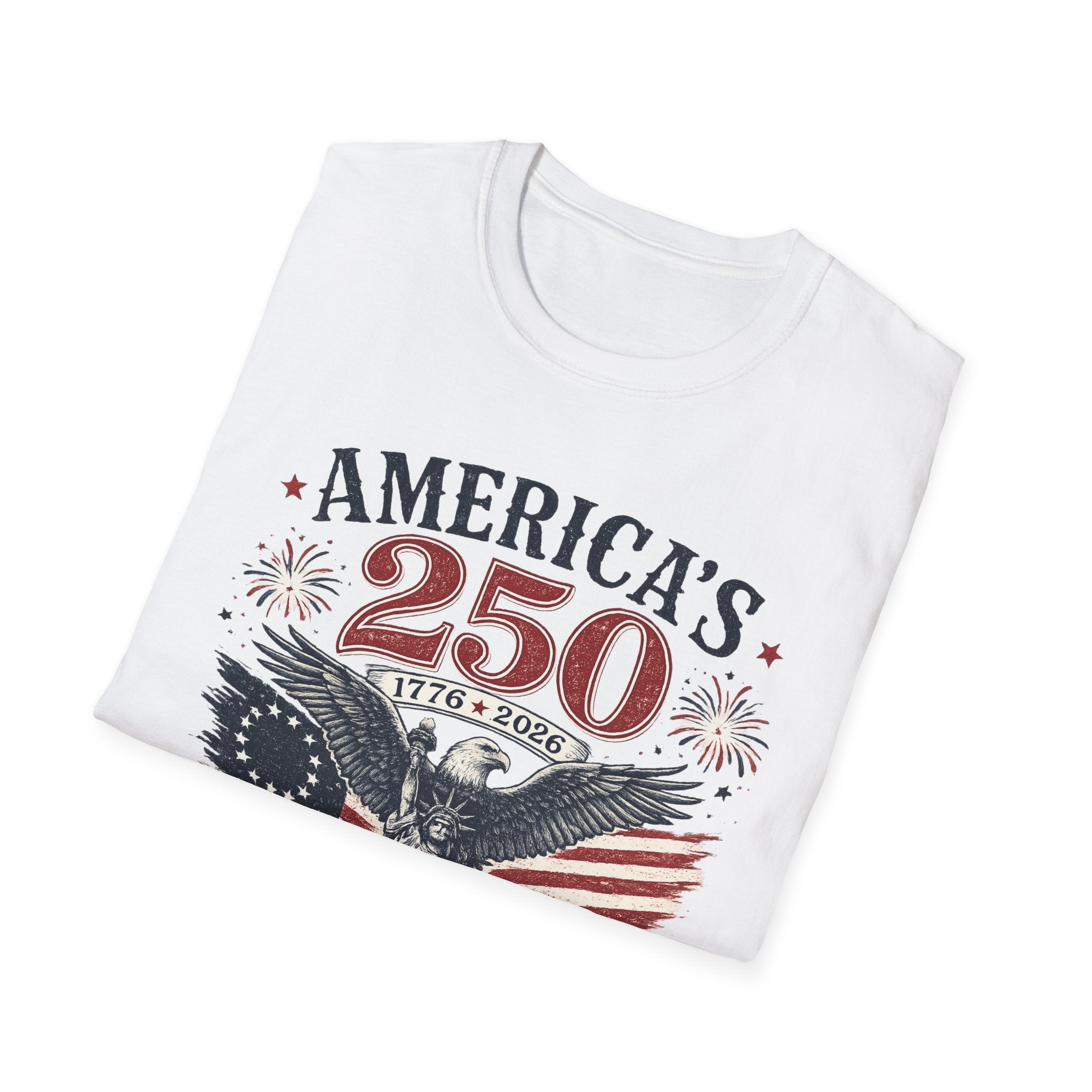 America's 250 Eagle T-Shirt – 1776-2026 Patriotic Fourth of July Shirt