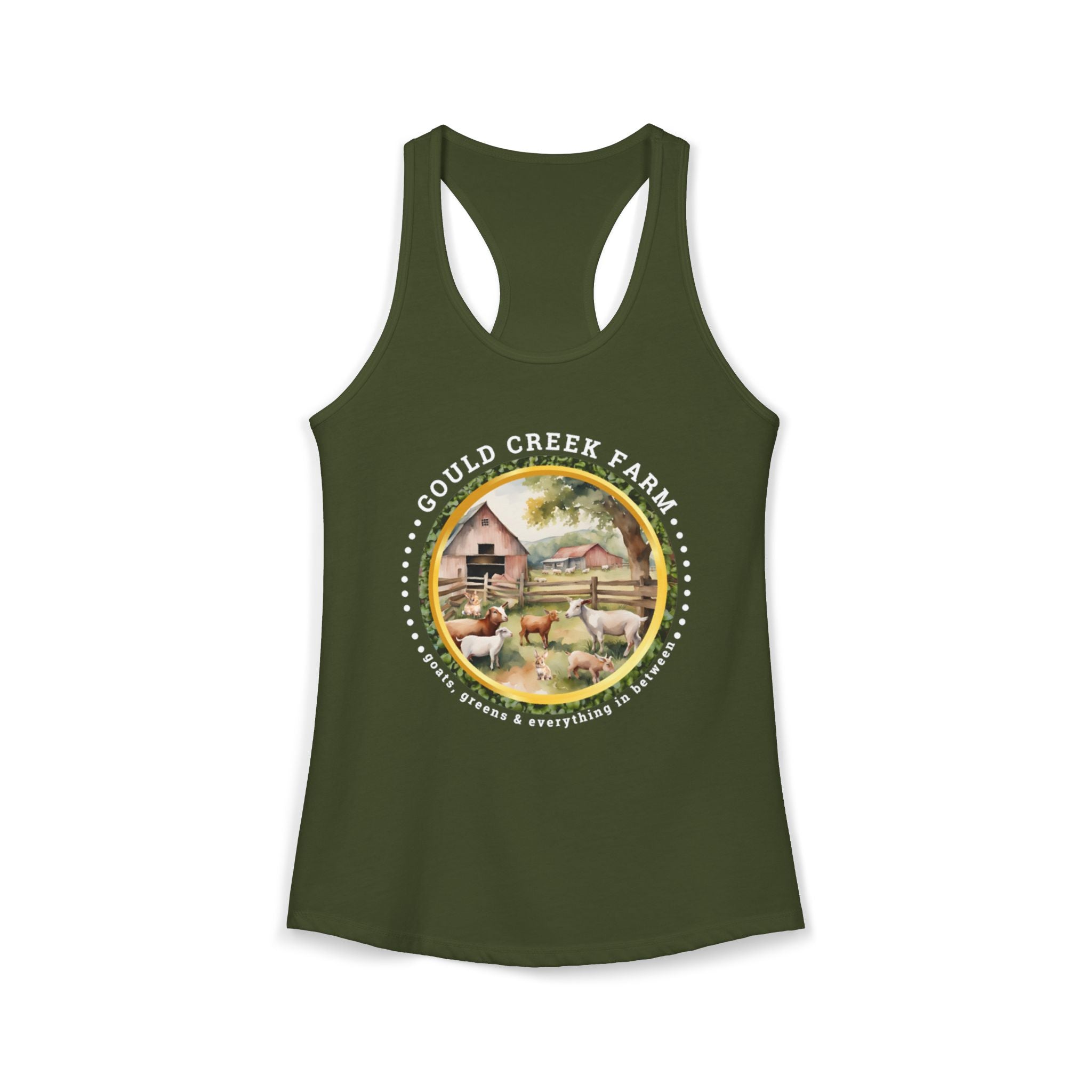 Women's Ideal Racerback Tank Gould creek farm