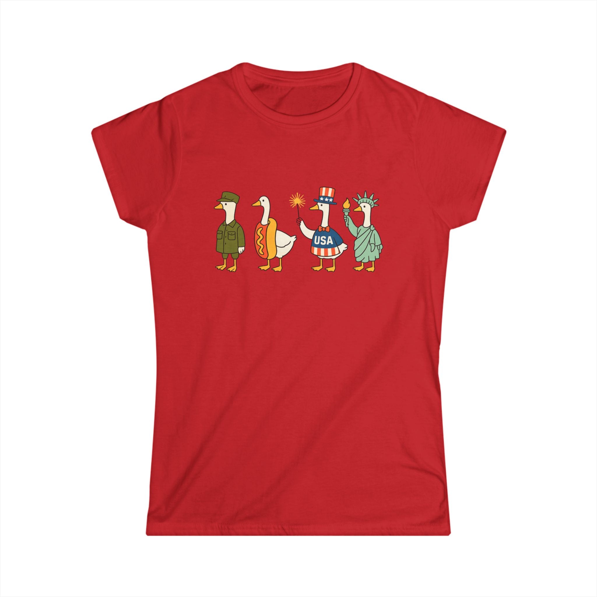 Americas 250th Birthday Goose Parade Women's Tee