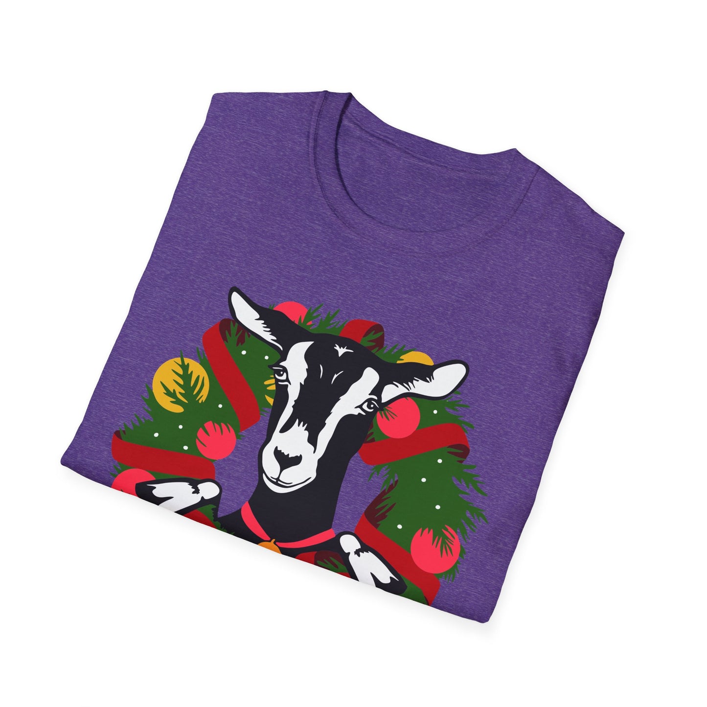 Goat Wreath - Unisex Softstyle T-Shirt
