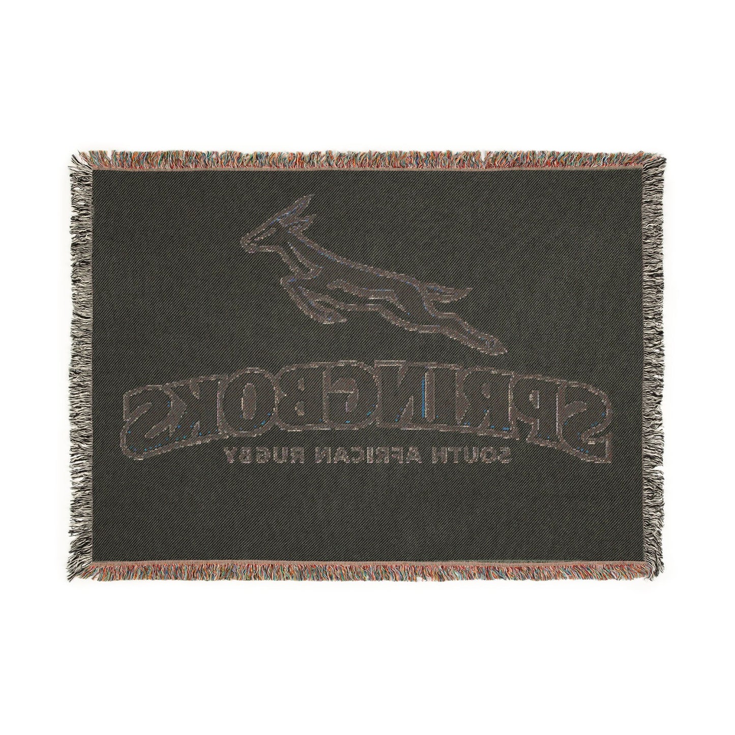 Springboks Woven Blanket – South African Rugby Throw Blanket