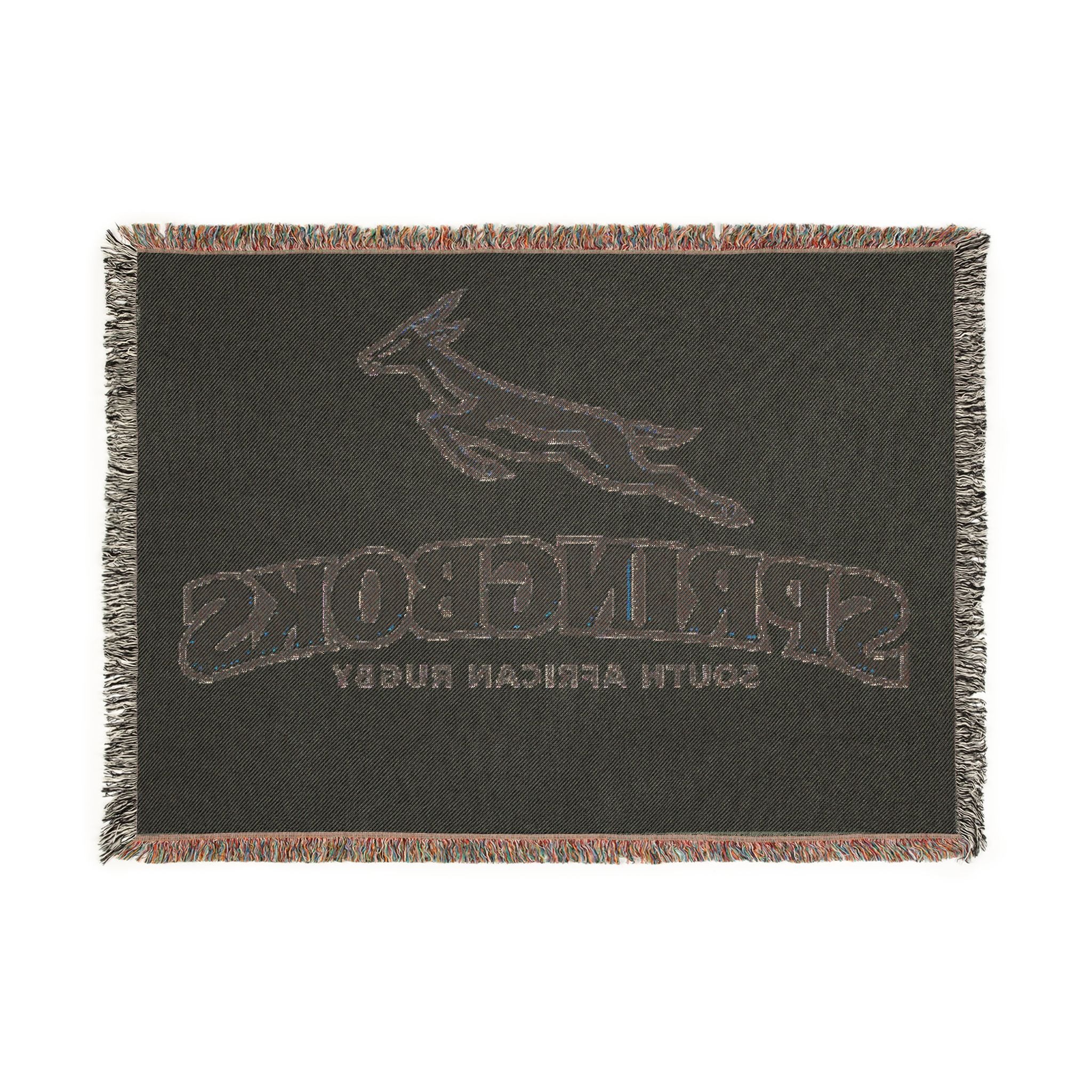 Springboks Woven Blanket – South African Rugby Throw Blanket