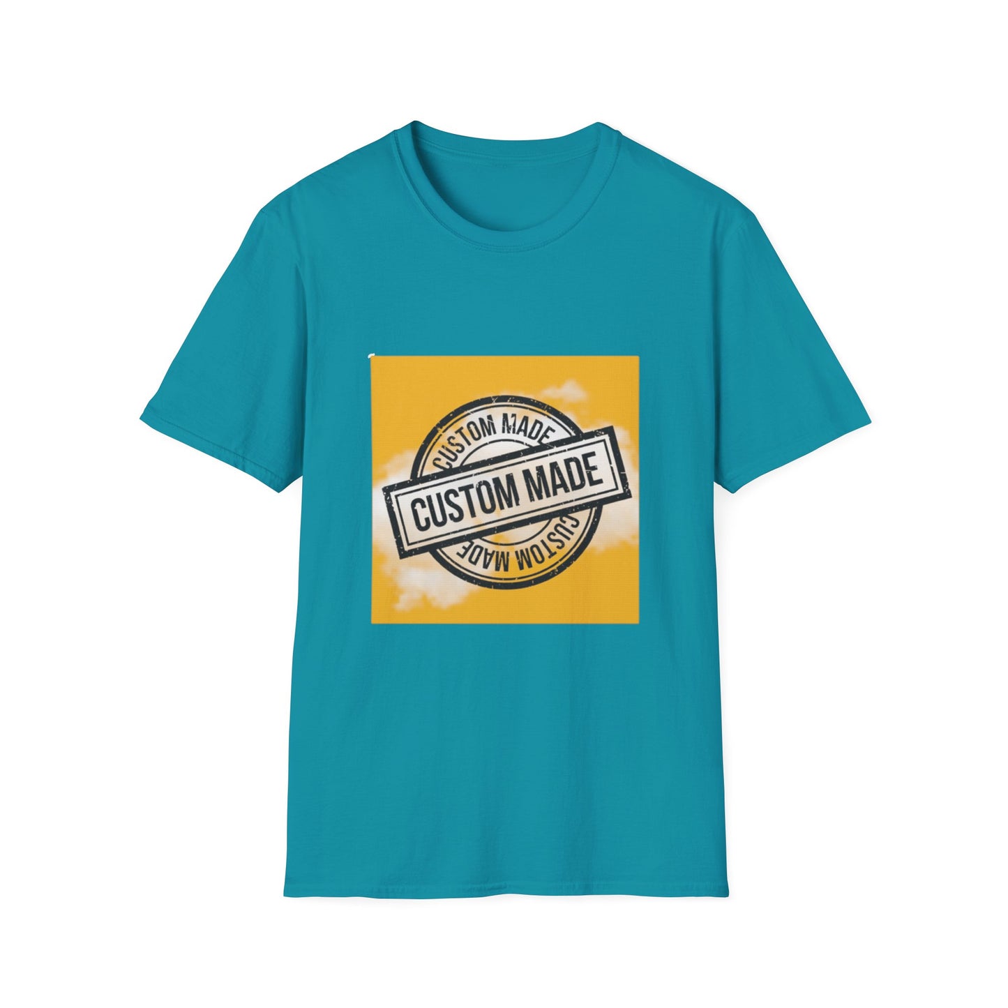 Your Design On a Tee One Side Only - Monster Unisex Softstyle T-Shirt