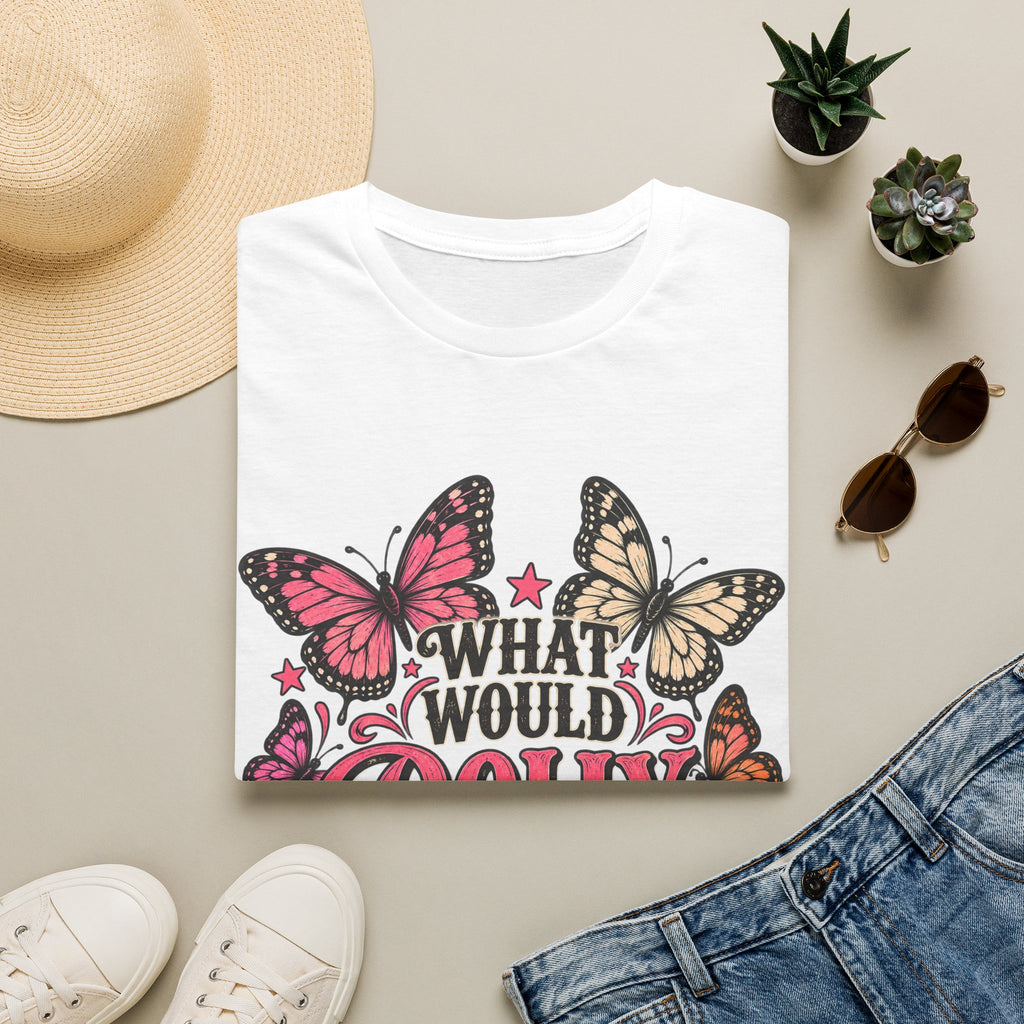 What Would Dolly Do? Butterfly Graphic Tee
