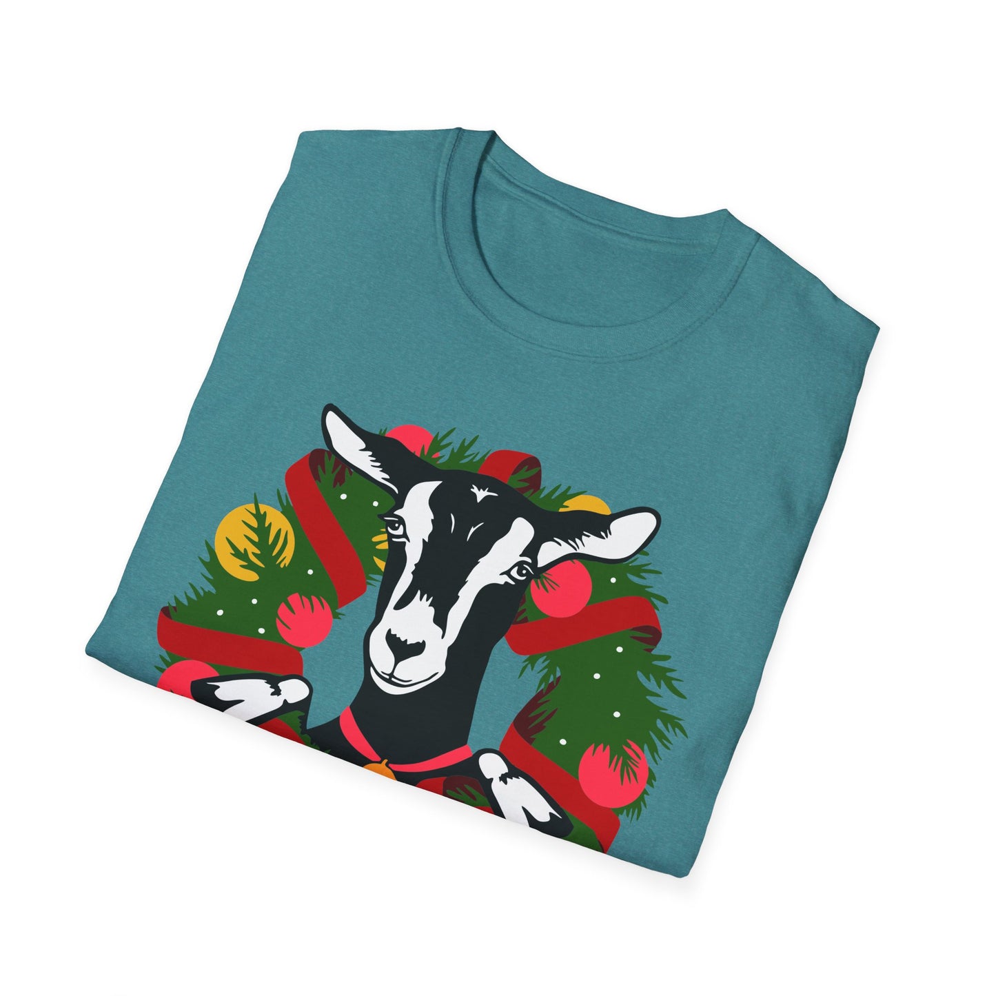 Goat Wreath - Unisex Softstyle T-Shirt