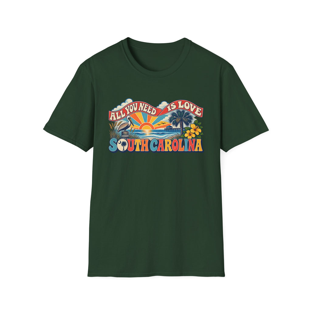 South Carolina Retro 'All You Need Is Love' T-Shirt