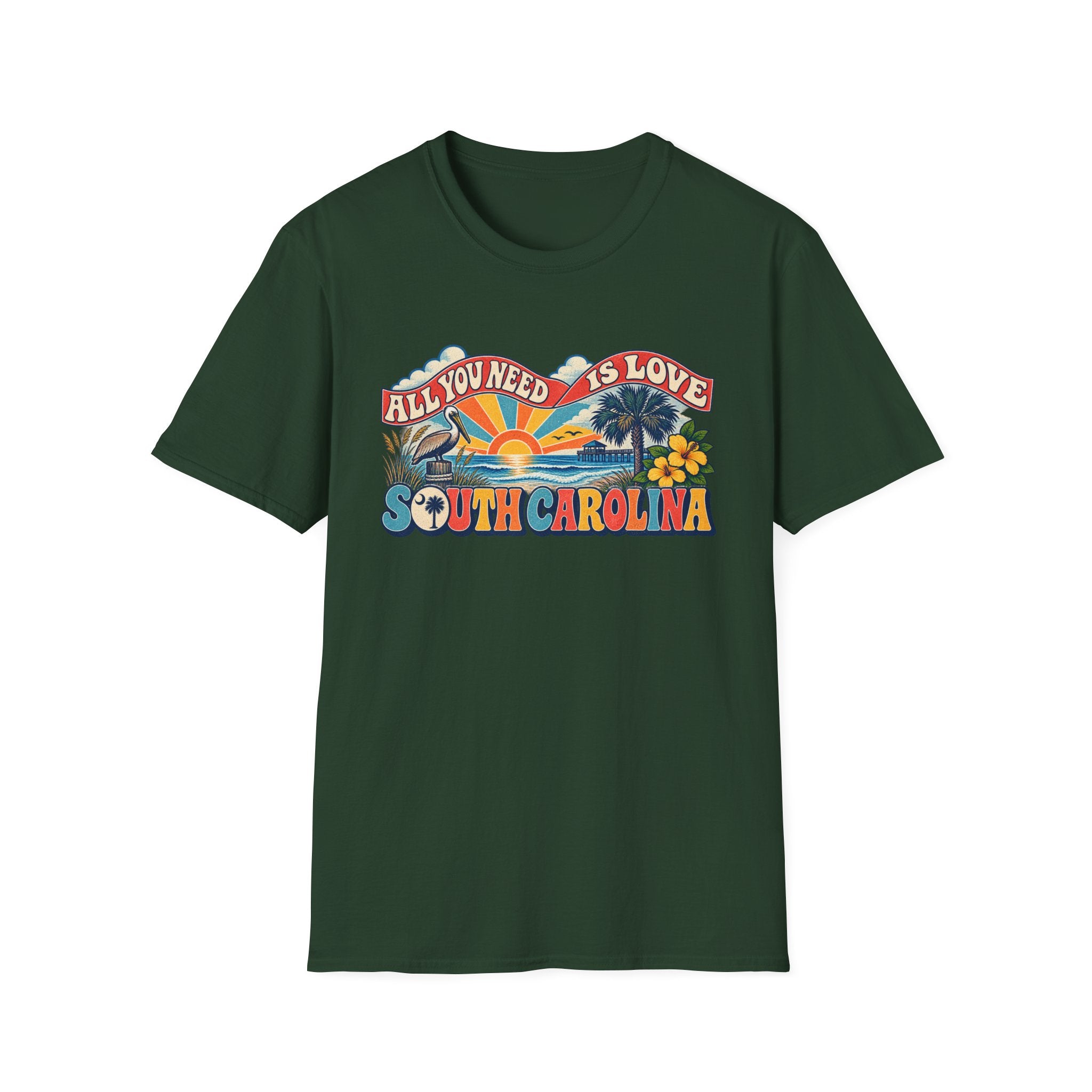 South Carolina Retro 'All You Need Is Love' T-Shirt