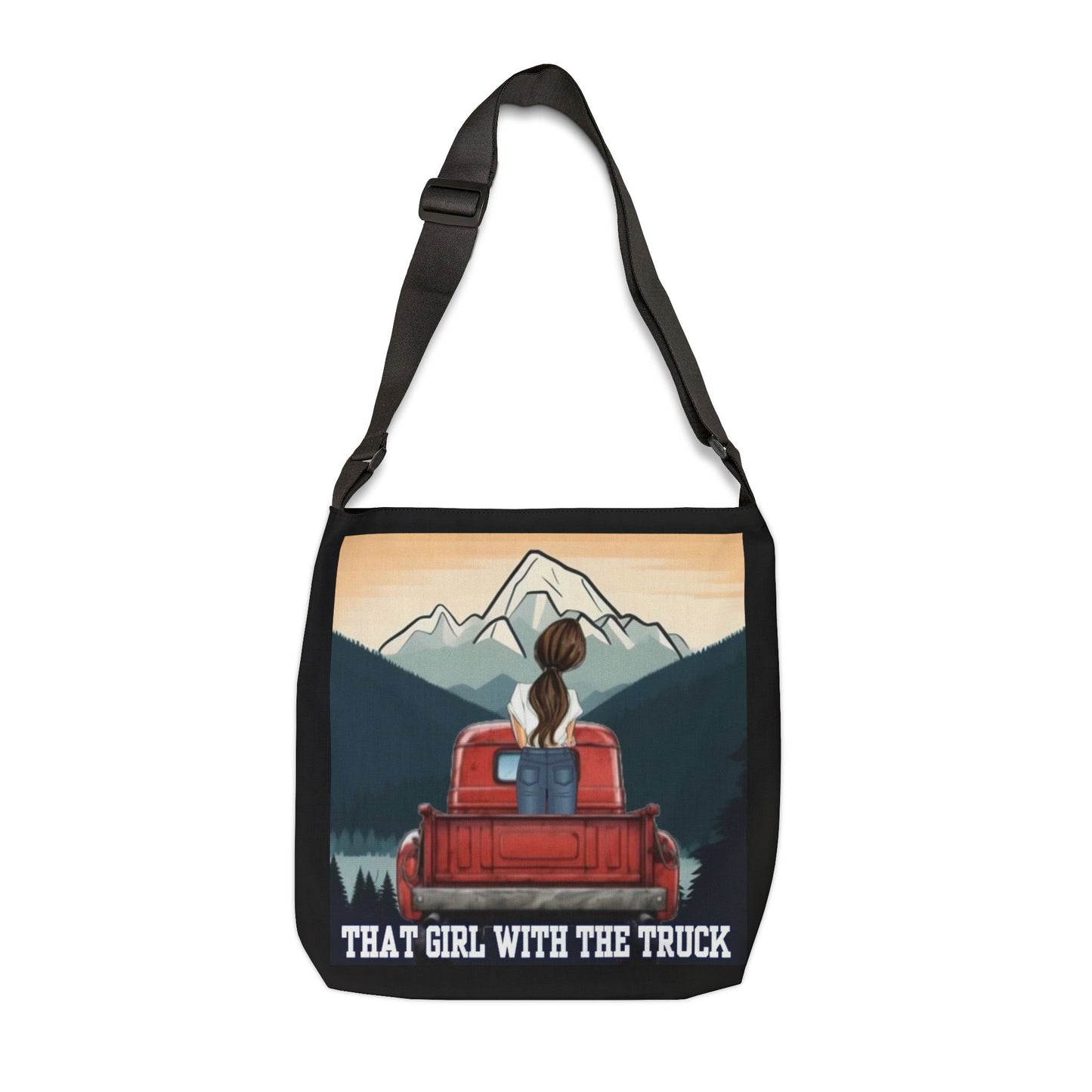 That Girl With The Truck - Adjustable Tote Bag (AOP)