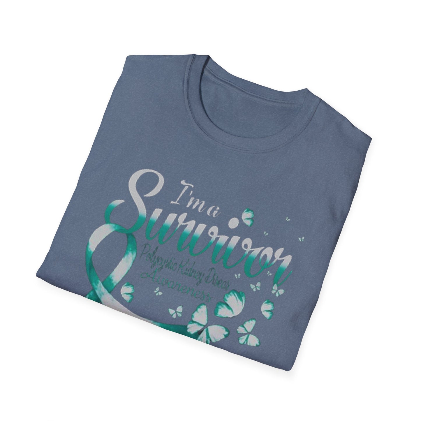 I’m a survivor PKD Awareness - Unisex Softstyle T-Shirt