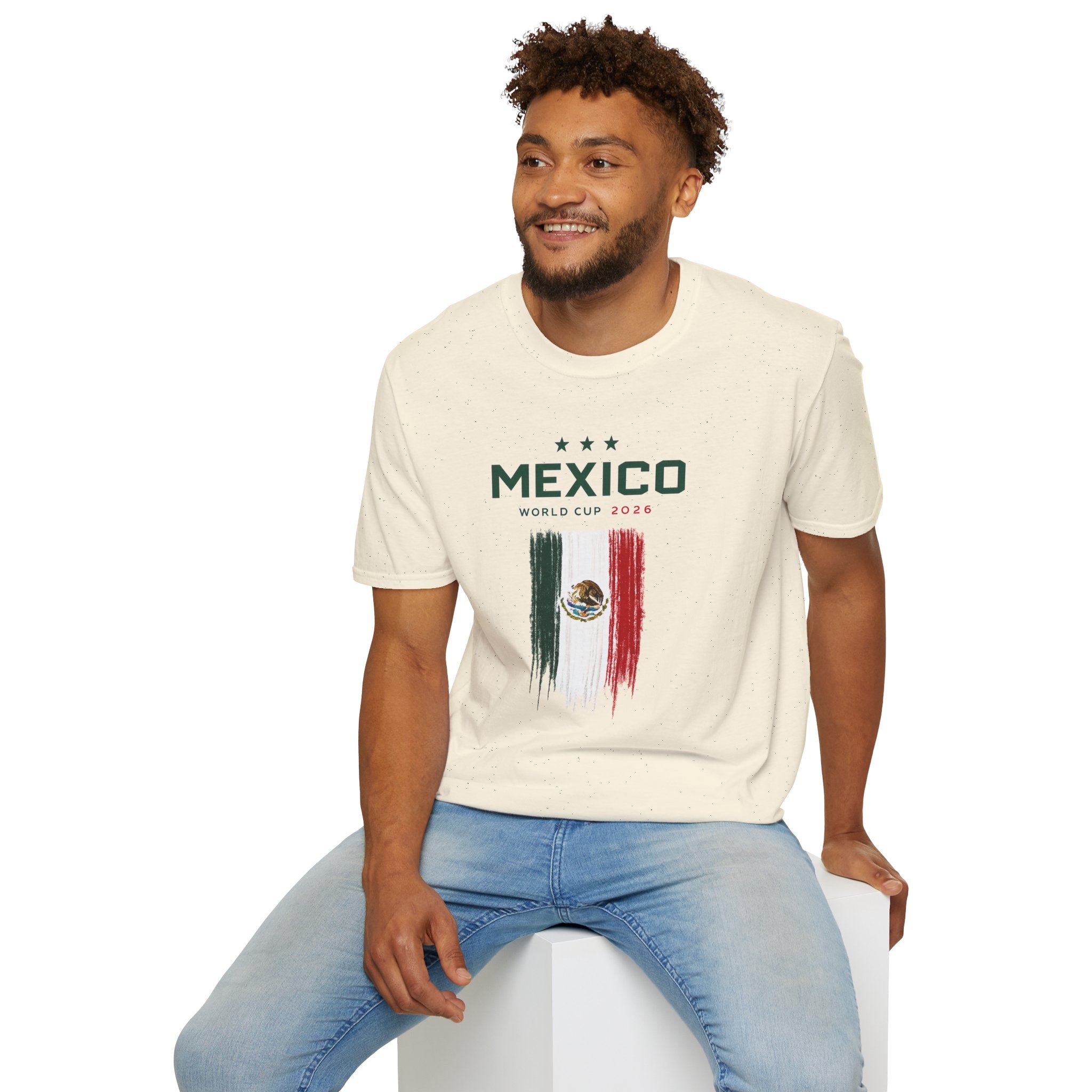 Mexico World Cup 2026 T-Shirt – Distressed Flag Soccer Tee