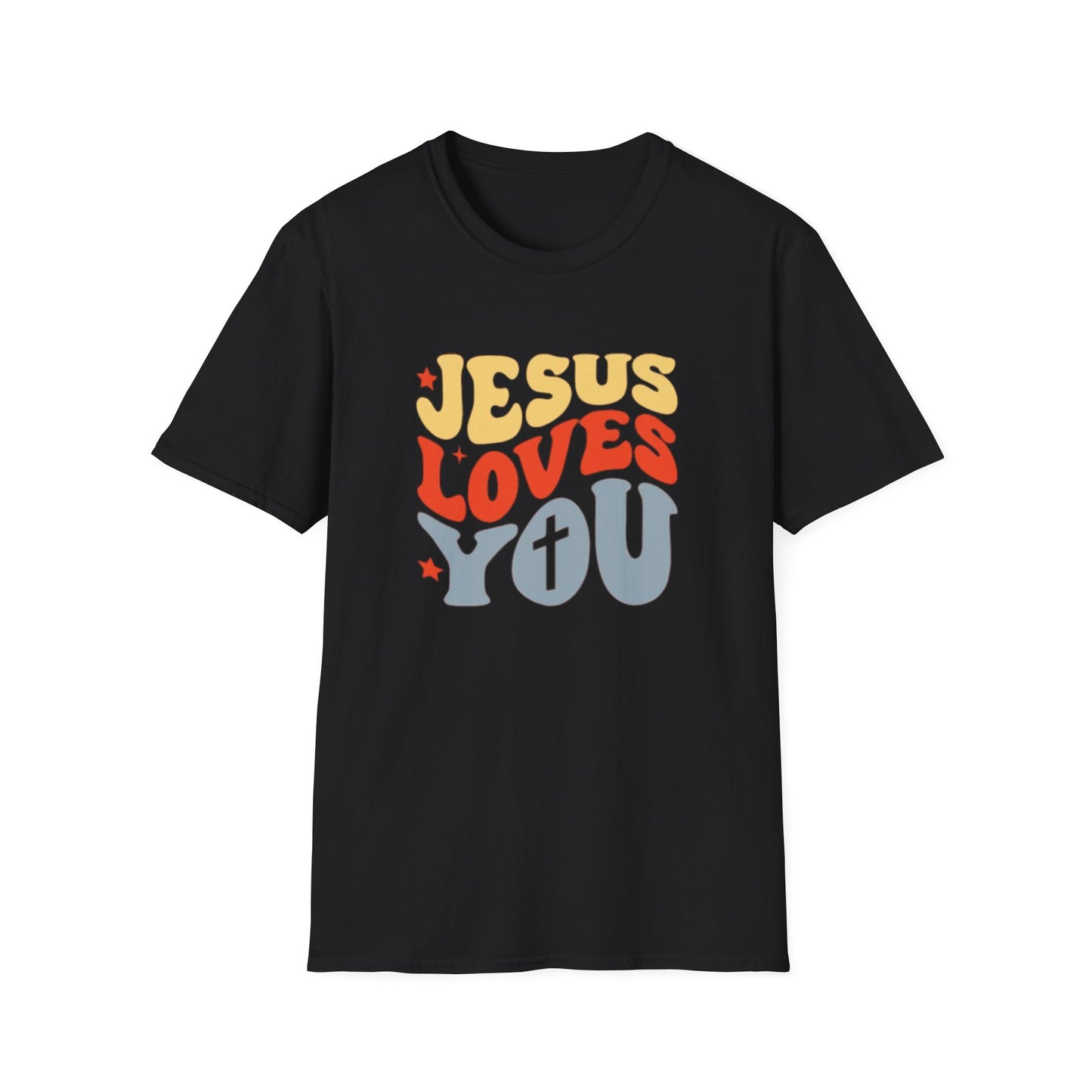 Jesus Loves You - Unisex Softstyle T-Shirt - Fun and Casual Wear for All Occasions