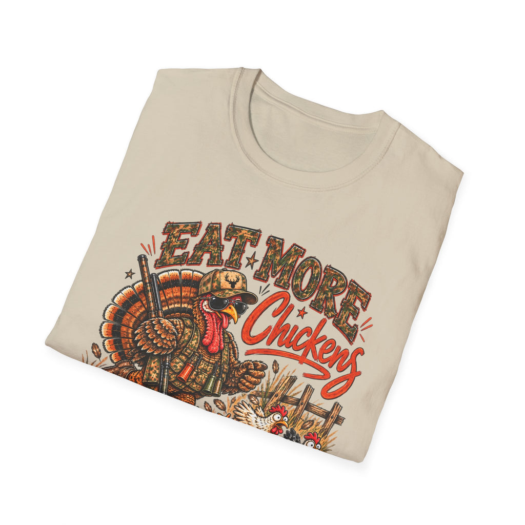 Eat More Chickens – Funny Chicken Shirt