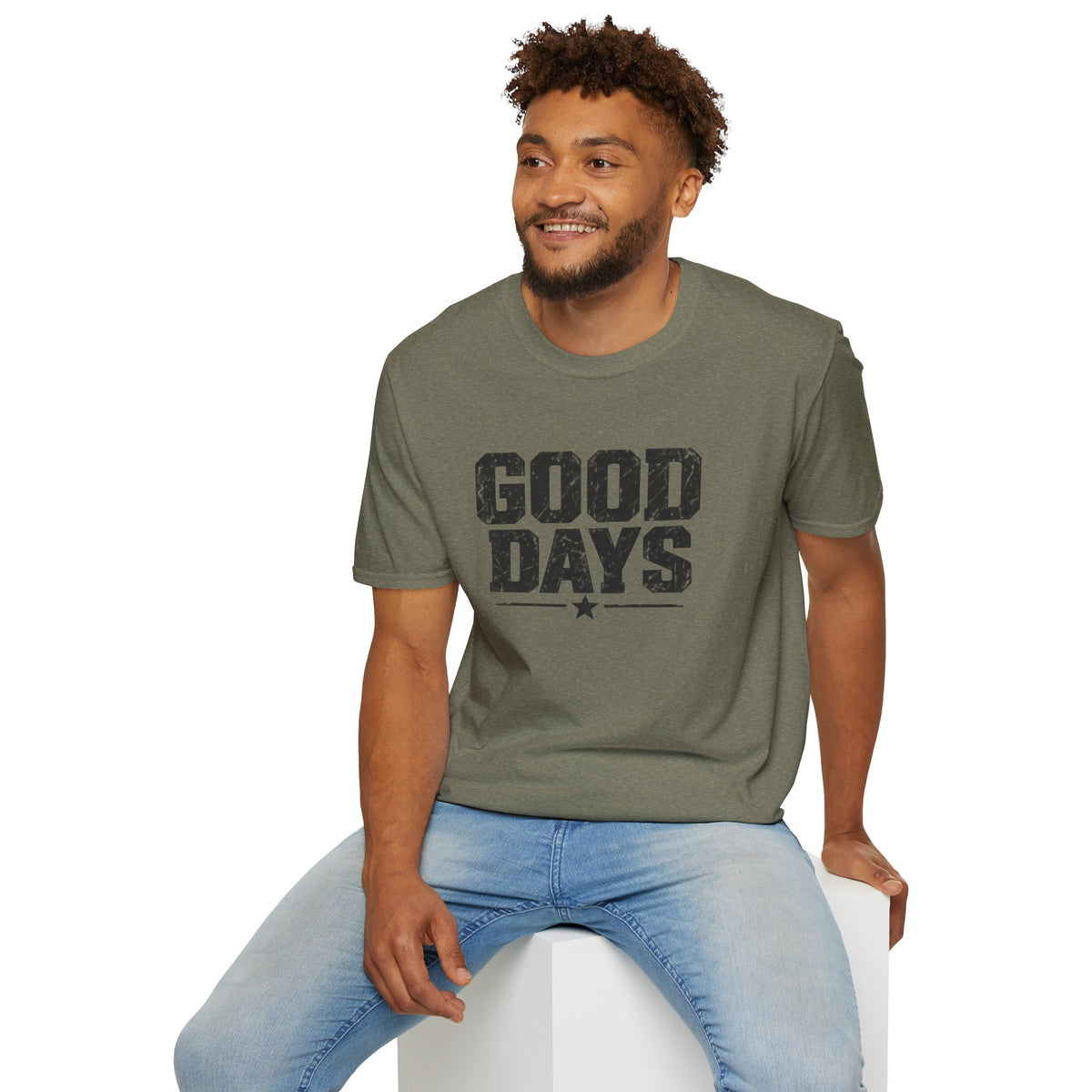 Good Days – Distressed Graphic Tee