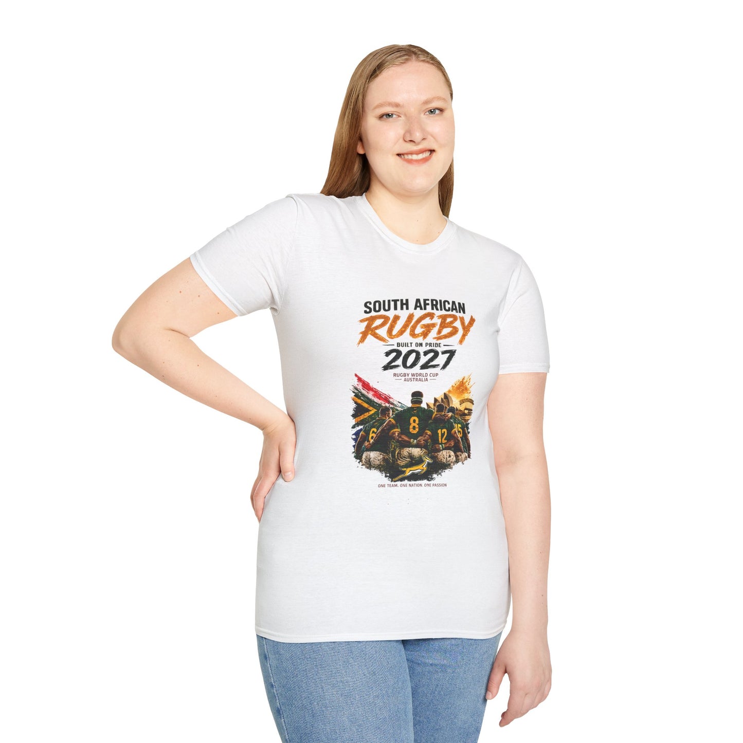 South African Rugby 2027 T-Shirt - Springbok Fans Rugby World Cup Support Tee