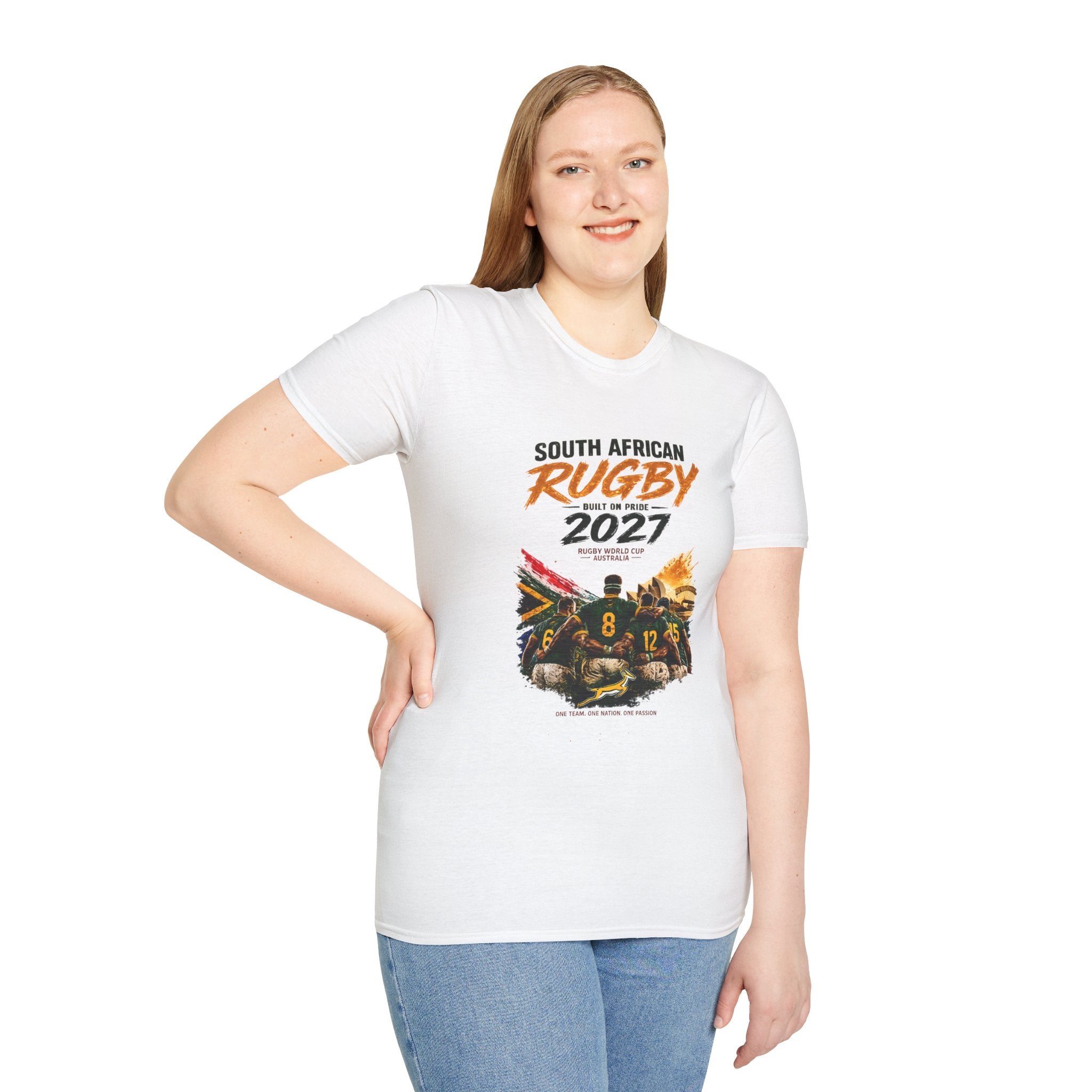 South African Rugby 2027 T-Shirt - Springbok Fans Rugby World Cup Support Tee