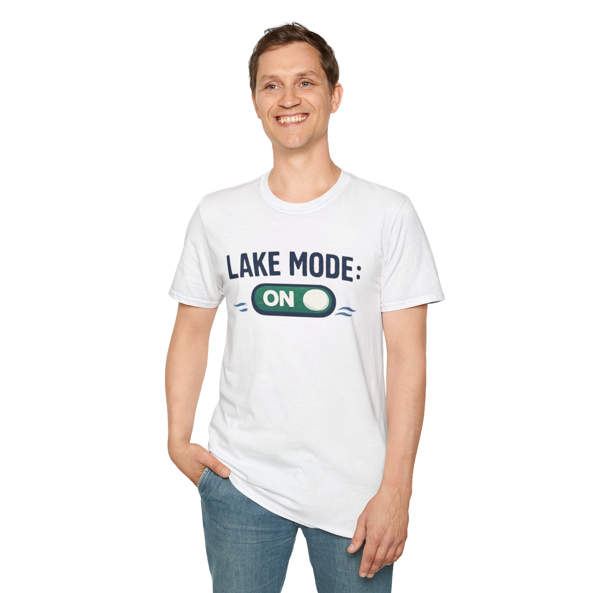 Lake Mode On T-Shirt — Funny Lake Life Vacation Tee