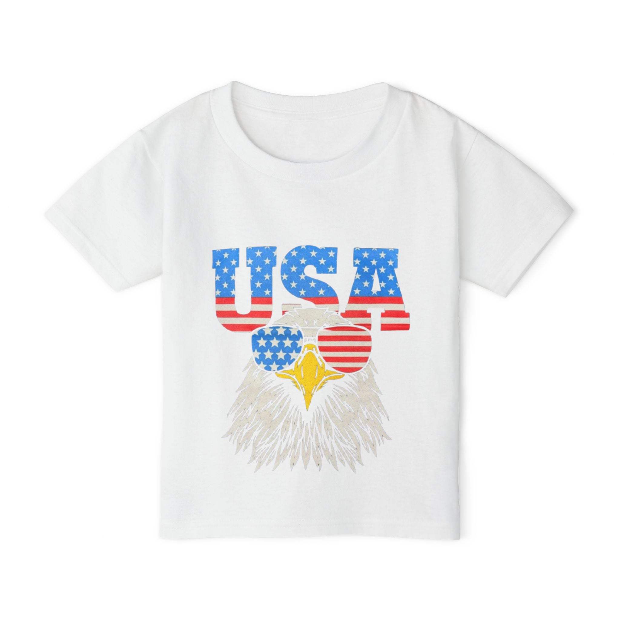 USA Eagle Toddler T-Shirt, Patriotic Kids Tee, 4th of July Outfit, Independence Day Shirt, Summer Play Tee, Baby Gift