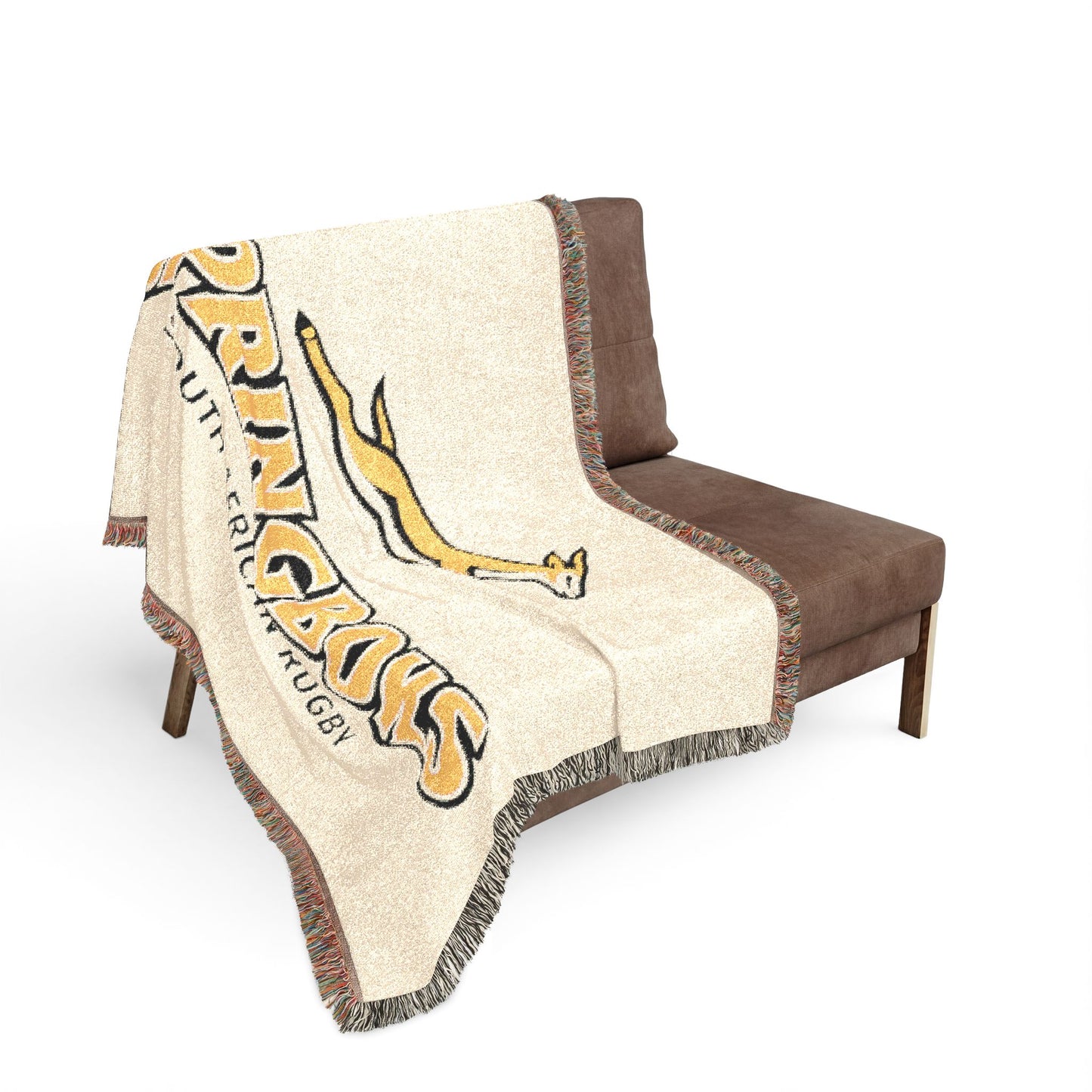 Springboks Woven Blanket – South African Rugby Throw Blanket