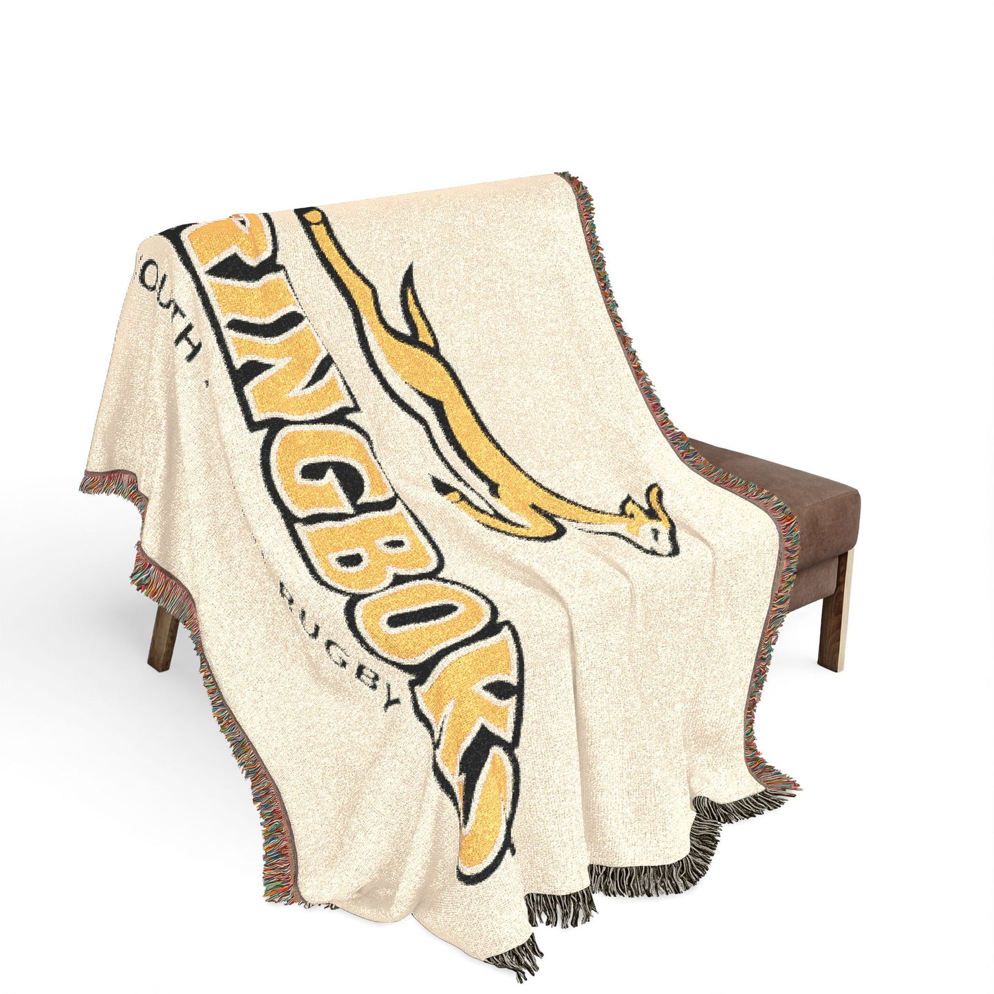 Springboks Woven Blanket – South African Rugby Throw Blanket