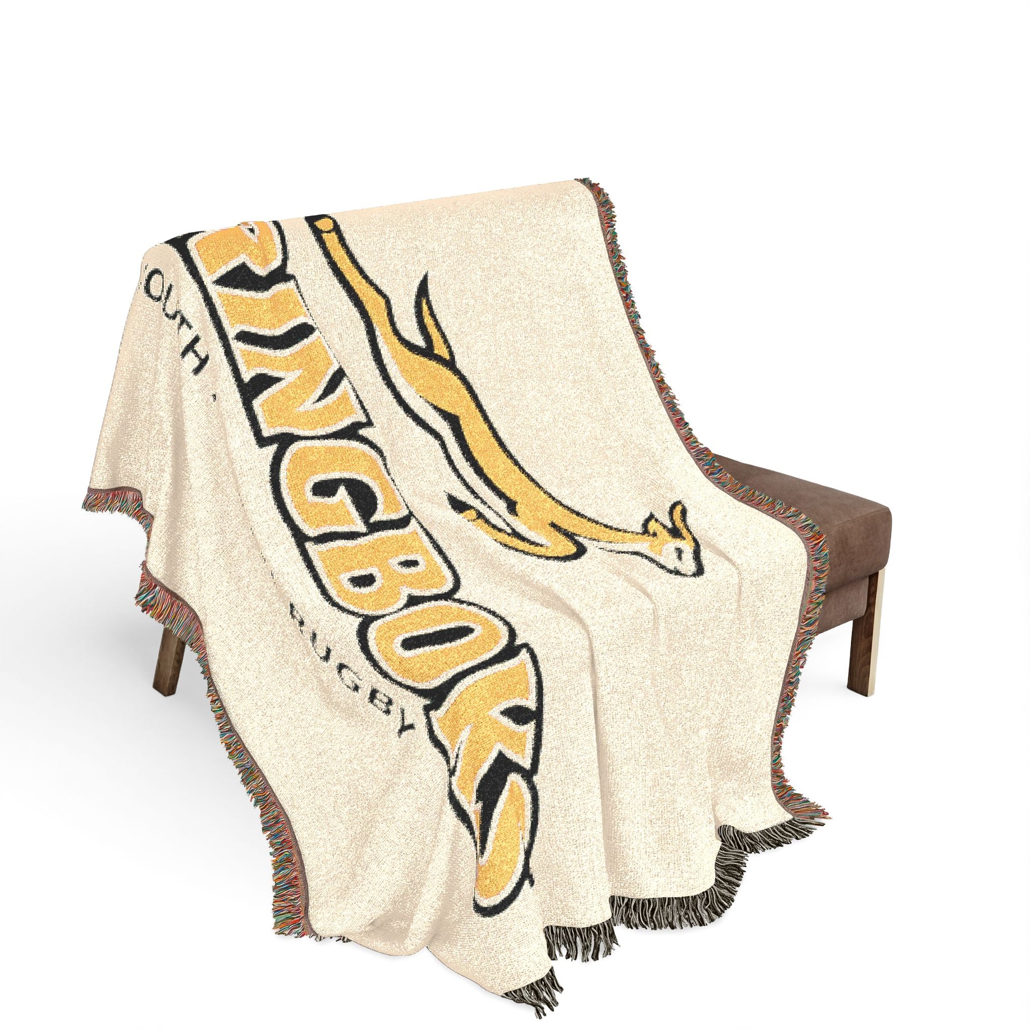 Springboks Woven Blanket – South African Rugby Throw Blanket