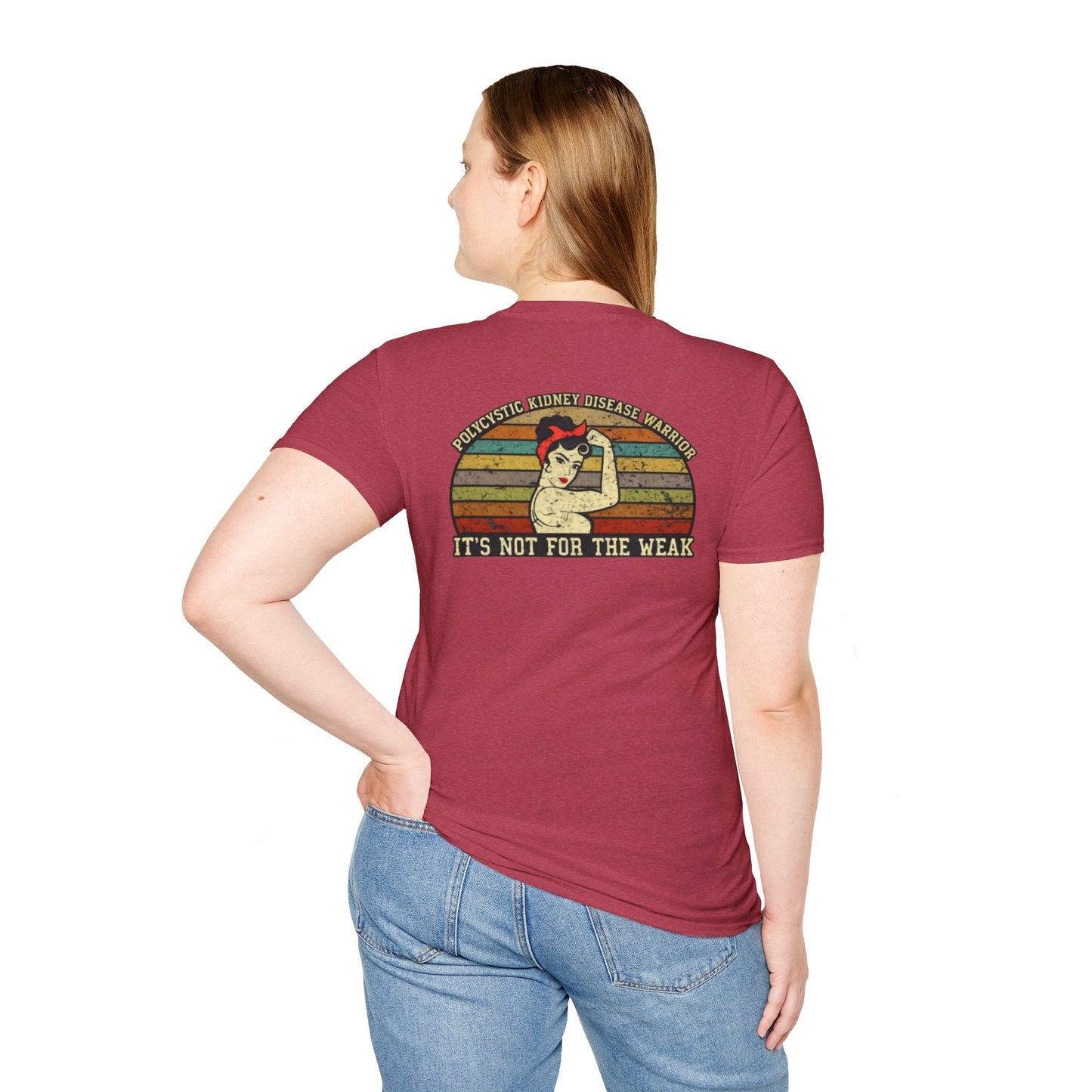 PKD Warrior Rosie the Riveter T-Shirt