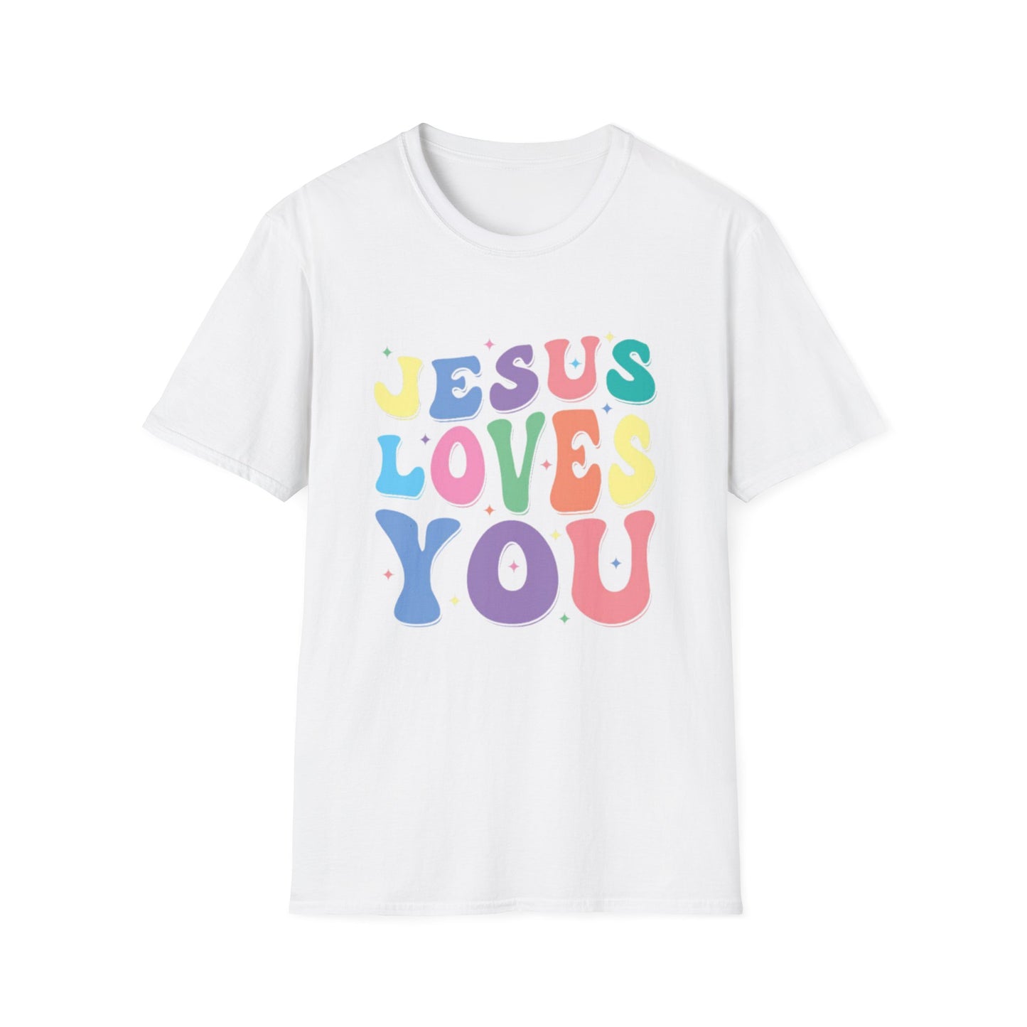 Jesus Loves You - Unisex Softstyle T-Shirt - Fun and Casual Wear for All Occasions