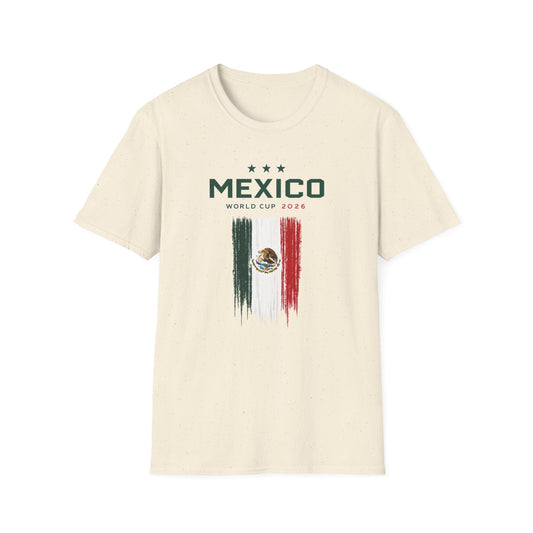Mexico World Cup 2026 T-Shirt – Distressed Flag Soccer Tee