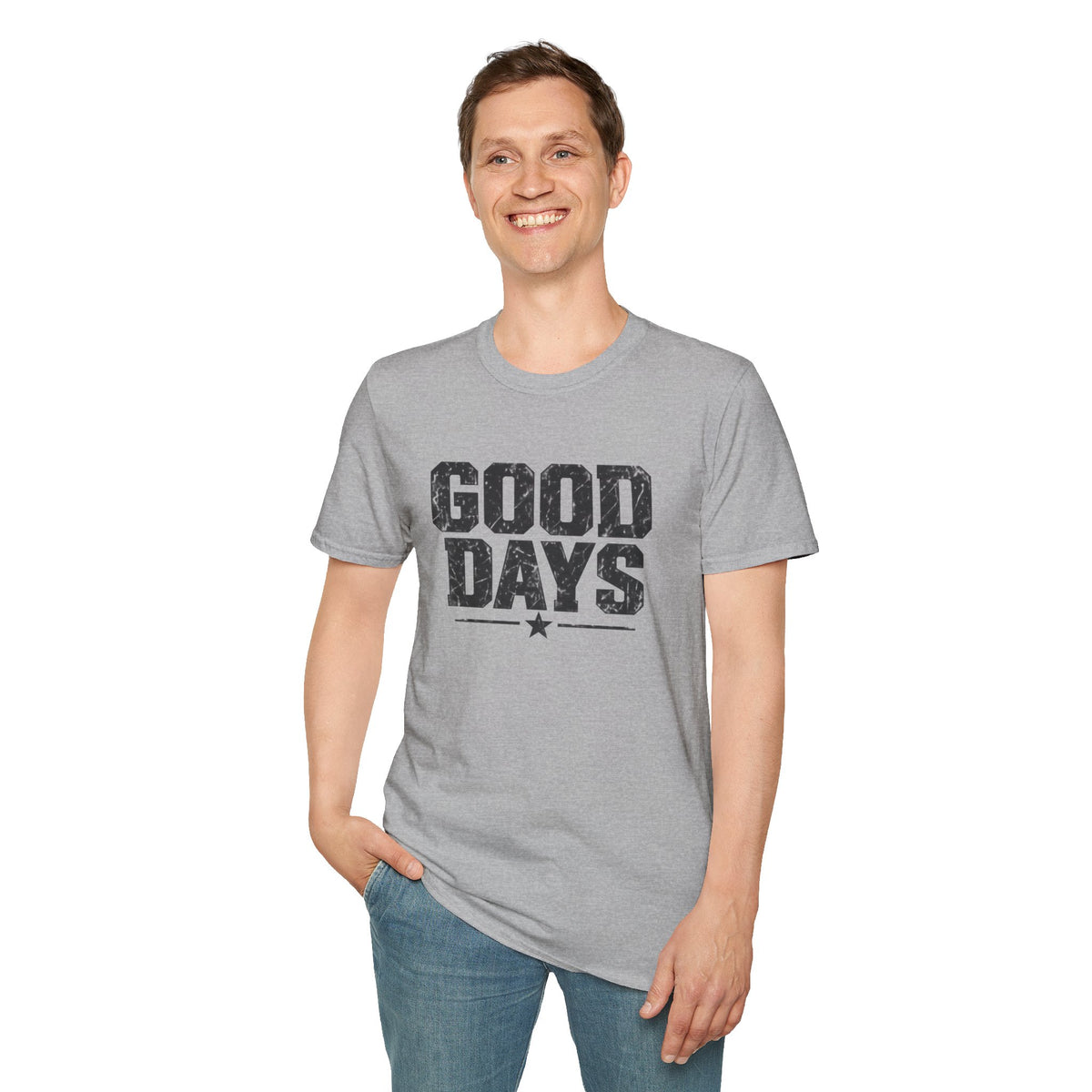 Good Days – Distressed Graphic Tee