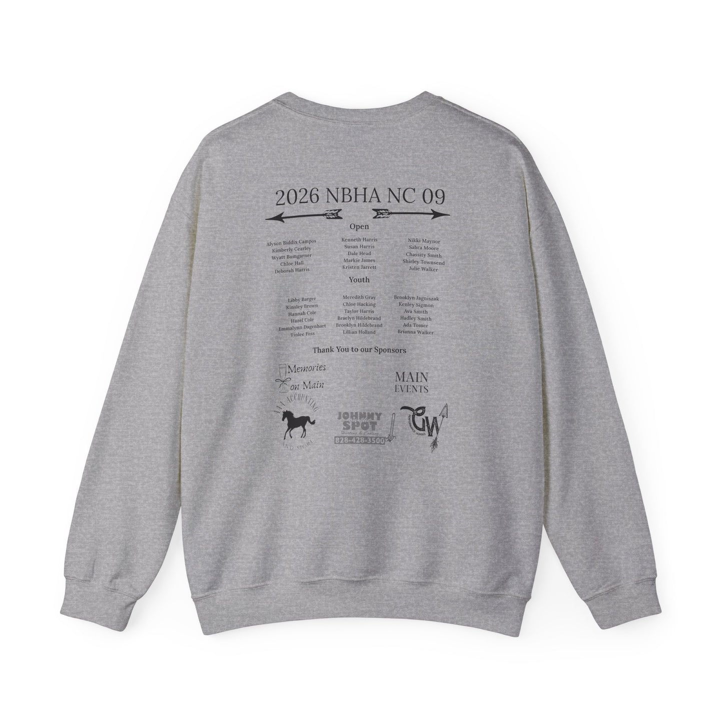 Crewneck Sweatshirt - 2026 NBHA NC 09