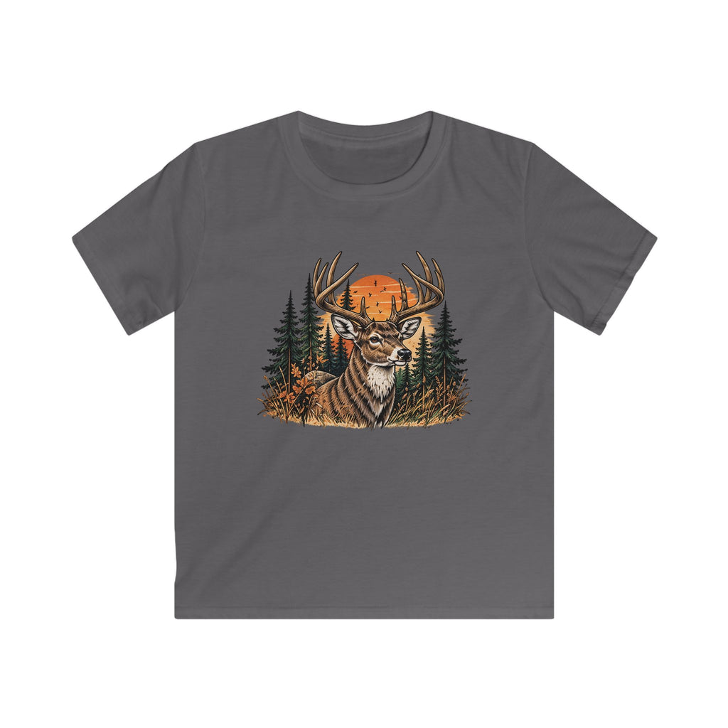 Wild Buck Sunset Youth Softstyle Tee